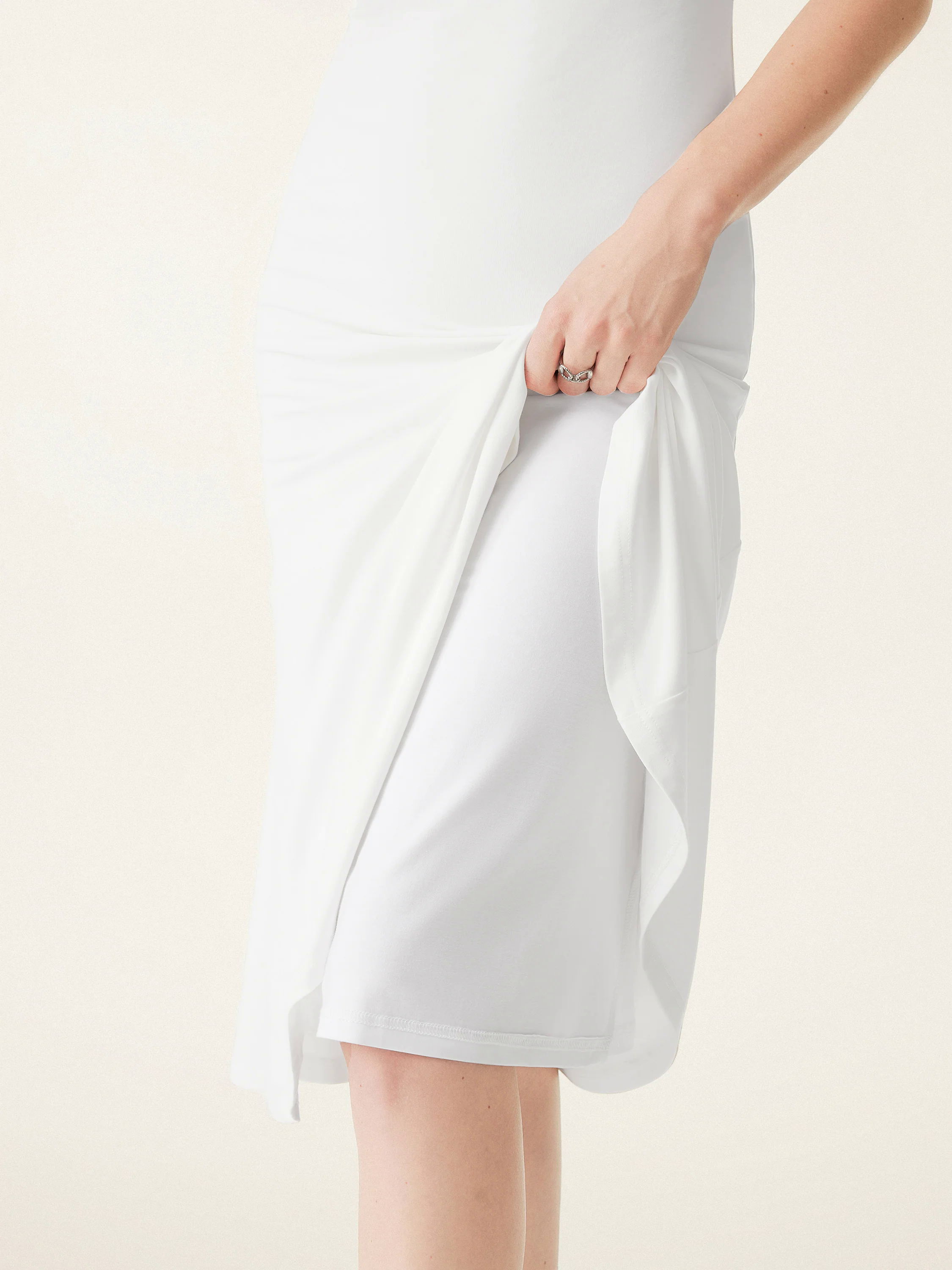 Scoop Neck Midi Low Back Brami Dress Scoop Neck Midi Low Back Brami Dress