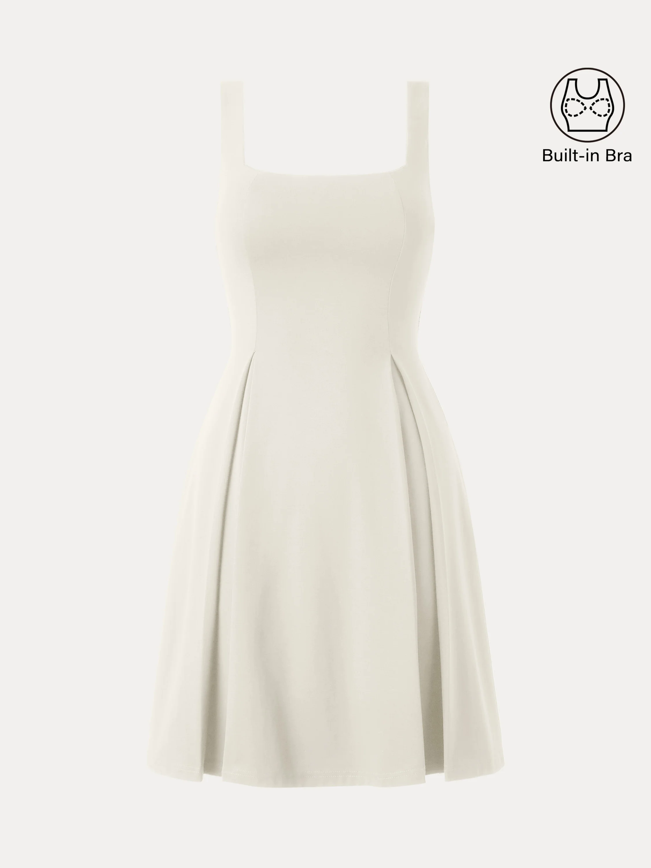Square Neck Fit-and-flare Mini Brami Dress Square Neck Fit-and-flare Mini Brami Dress