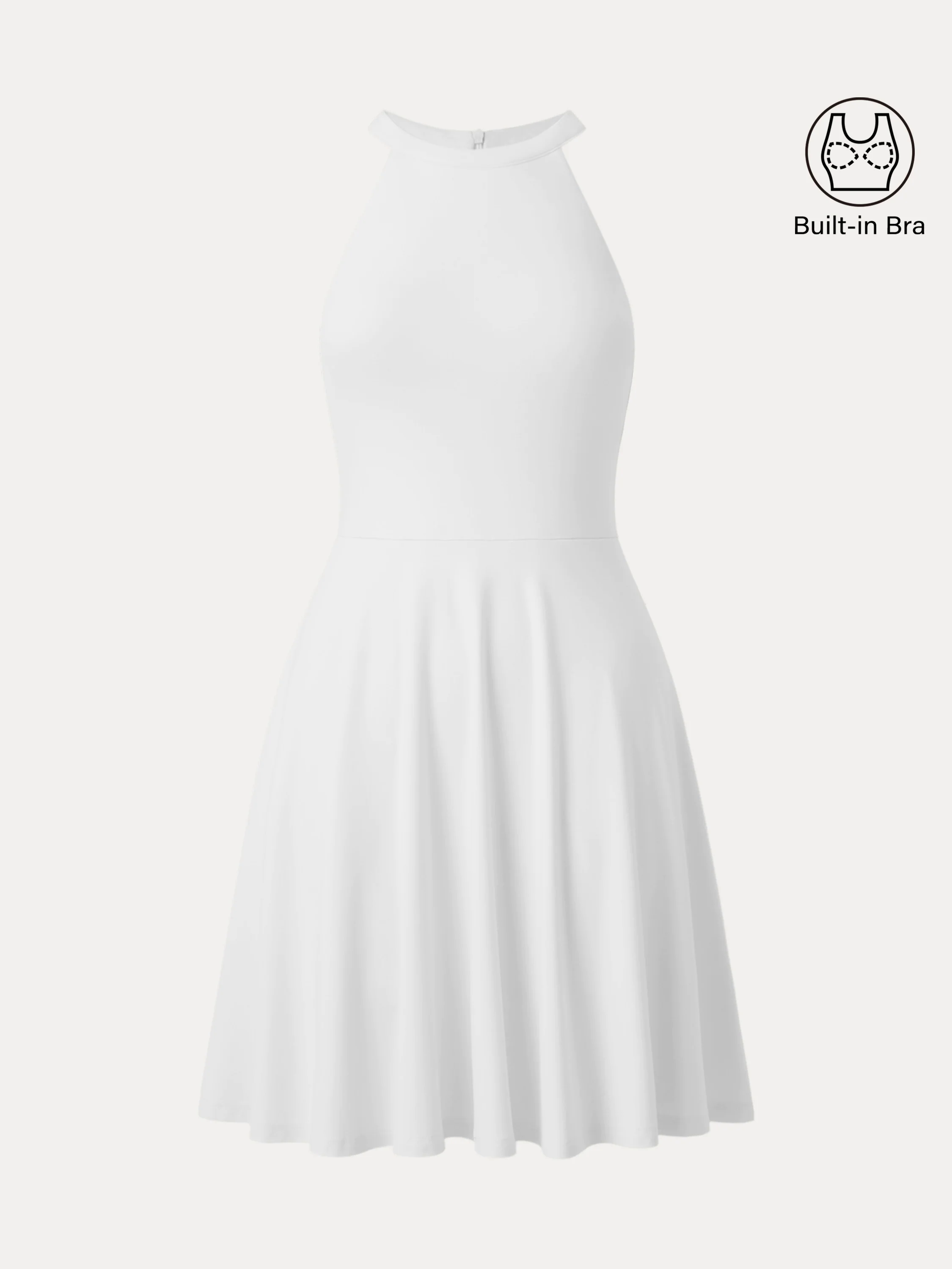 Cooling Crewneck A-line Mini Brami Dress