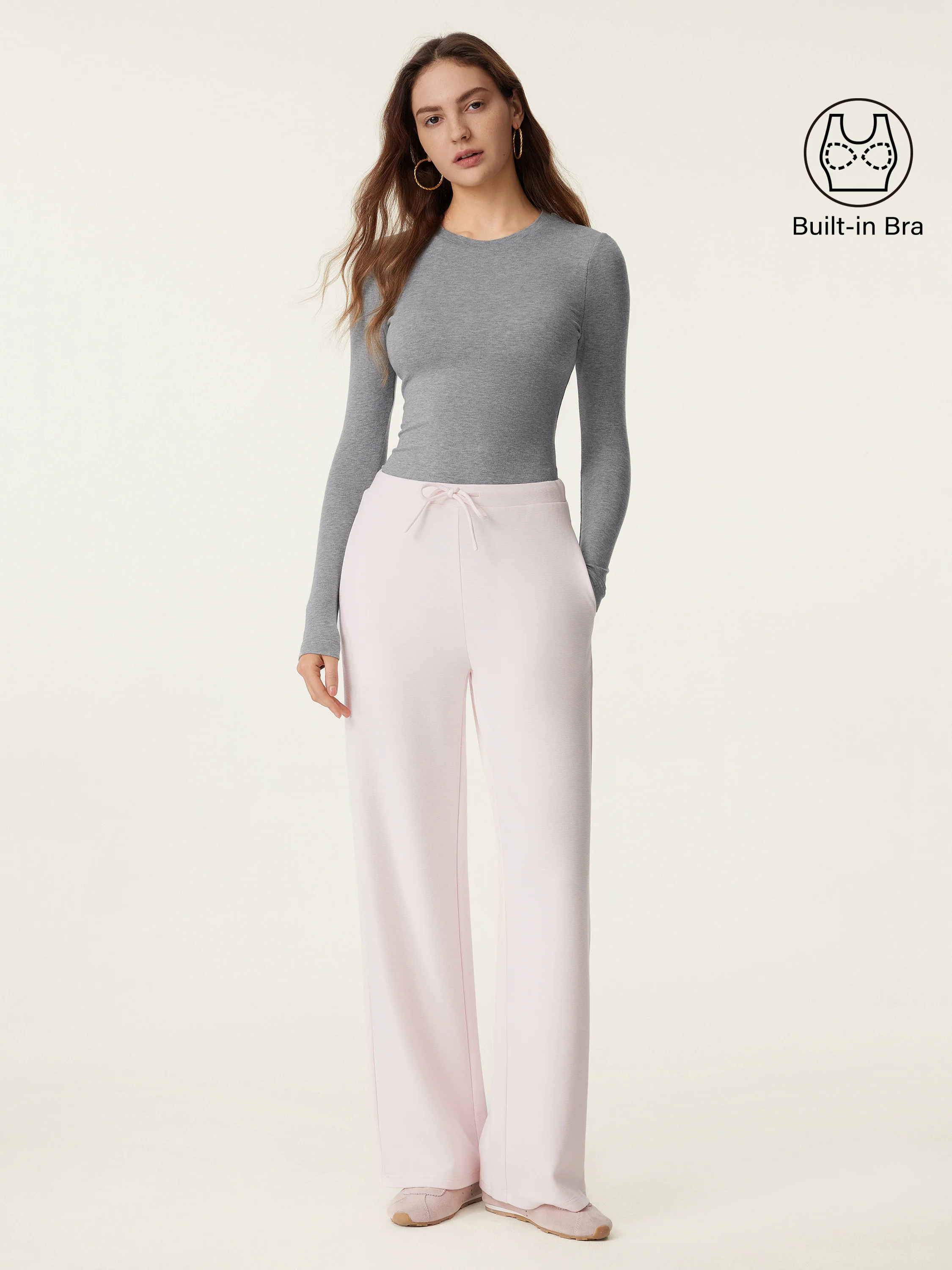 Crewneck Long Sleeve New Airy Brami Crewneck Long Sleeve New Airy Brami