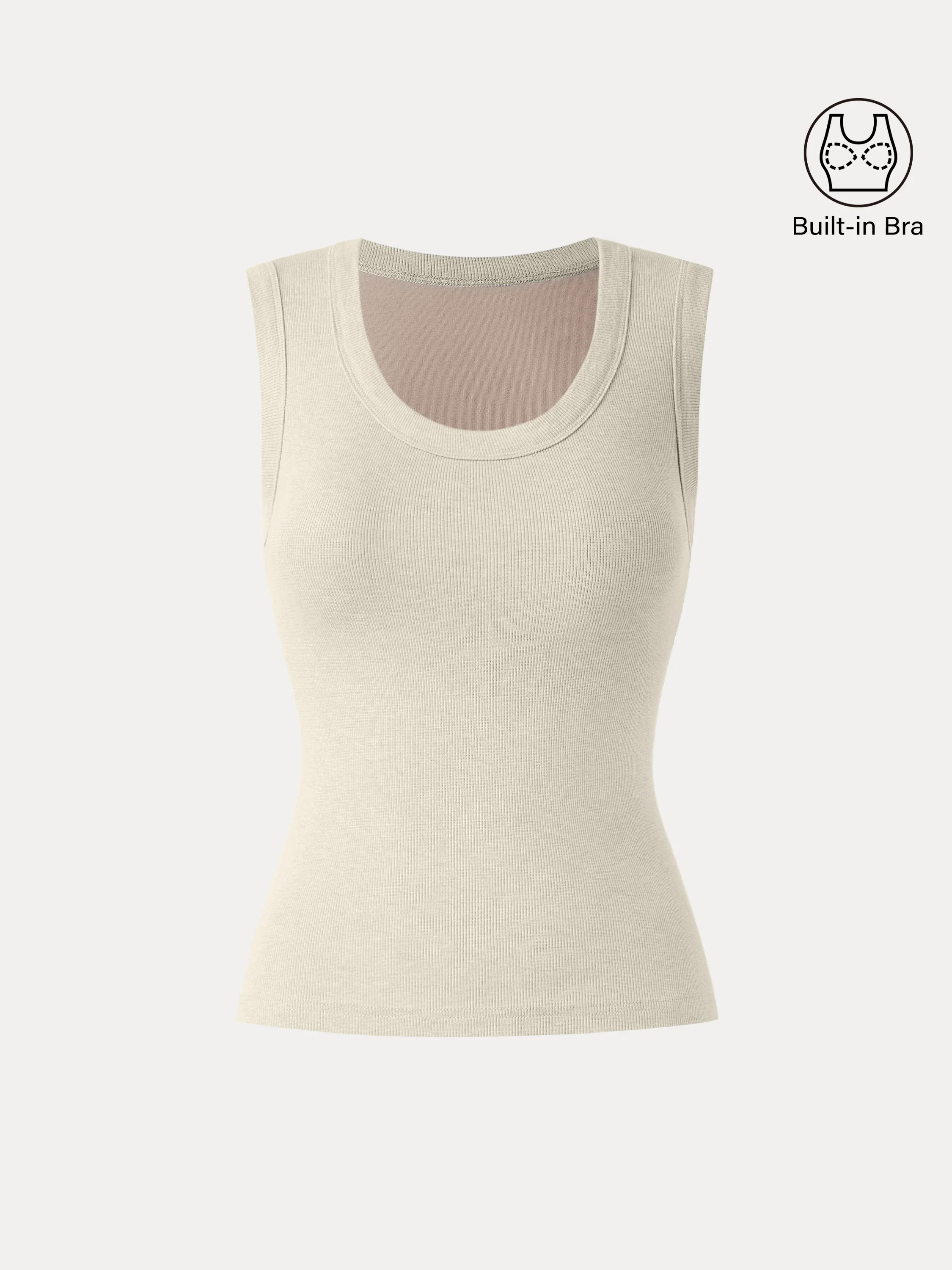 Stretch Cotton Scoopneck New Airy Brami Tank Stretch Cotton Scoopneck New Airy Brami Tank