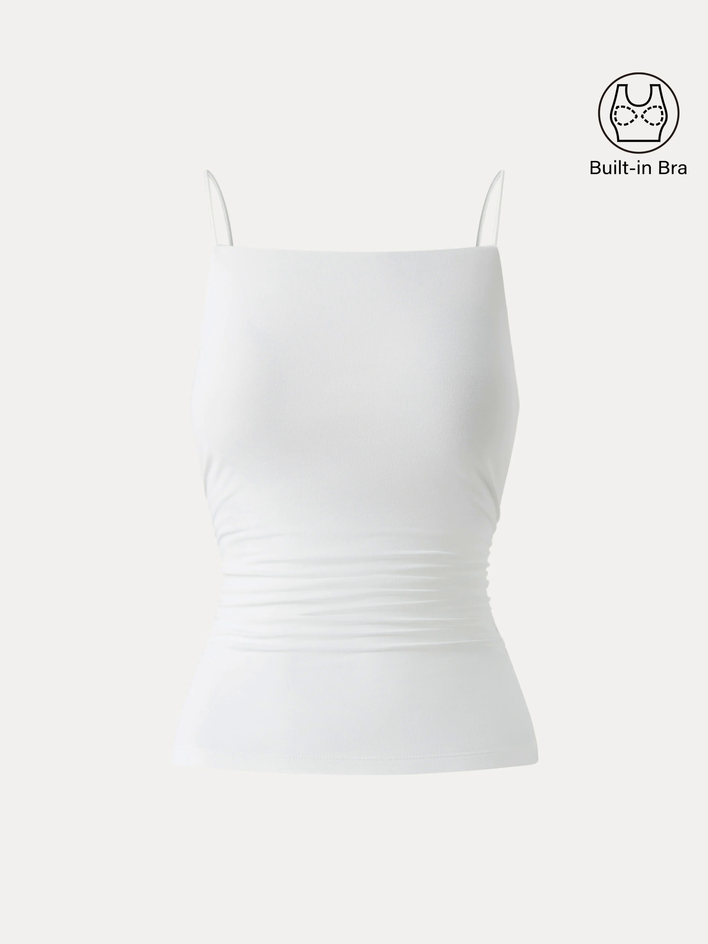 Ultrasoft Side Ruched Spaghetti Brami Ultrasoft Side Ruched Spaghetti Brami