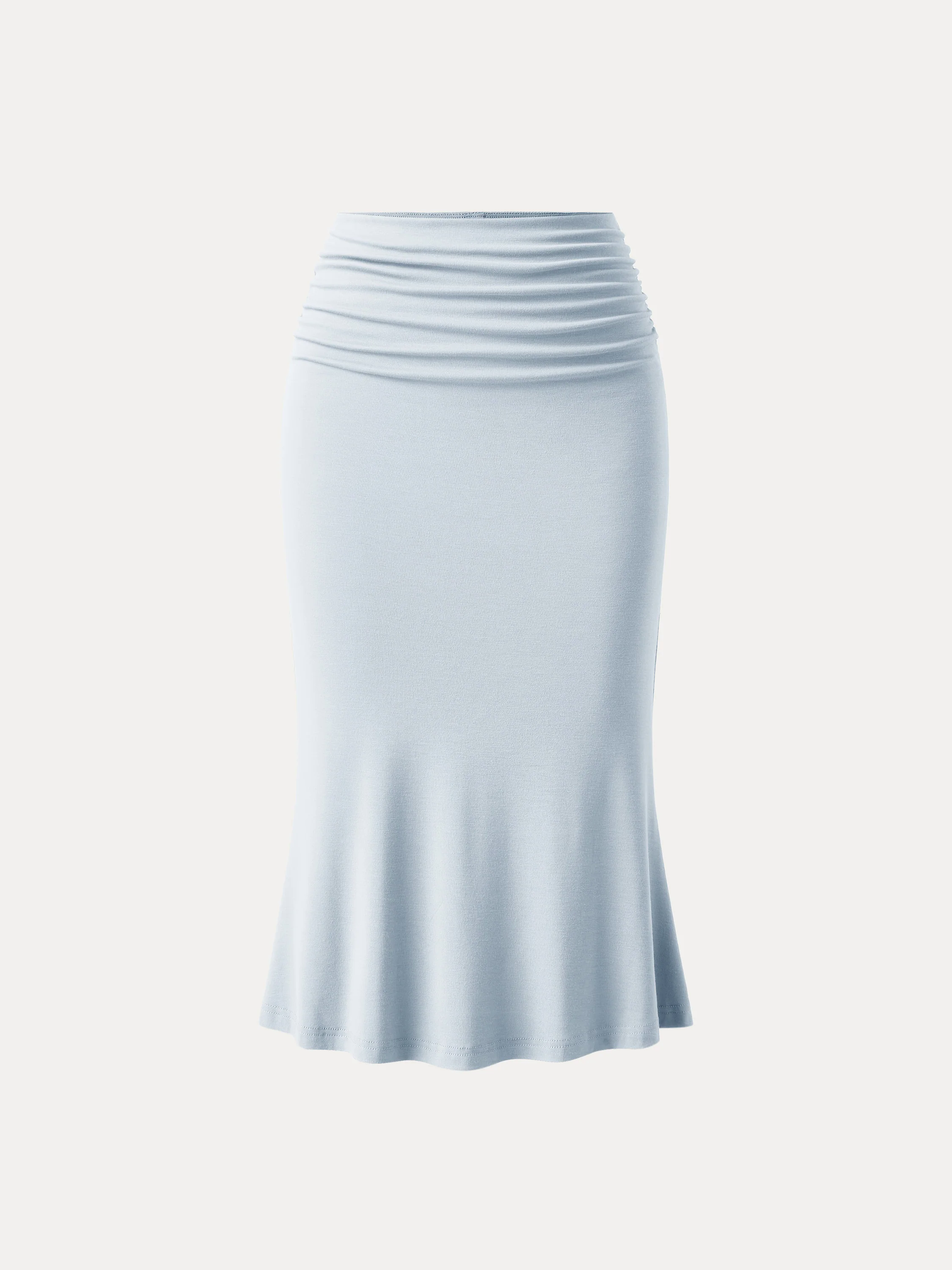 Ruched Side Mermaid Midi Skirt Ruched Side Mermaid Midi Skirt