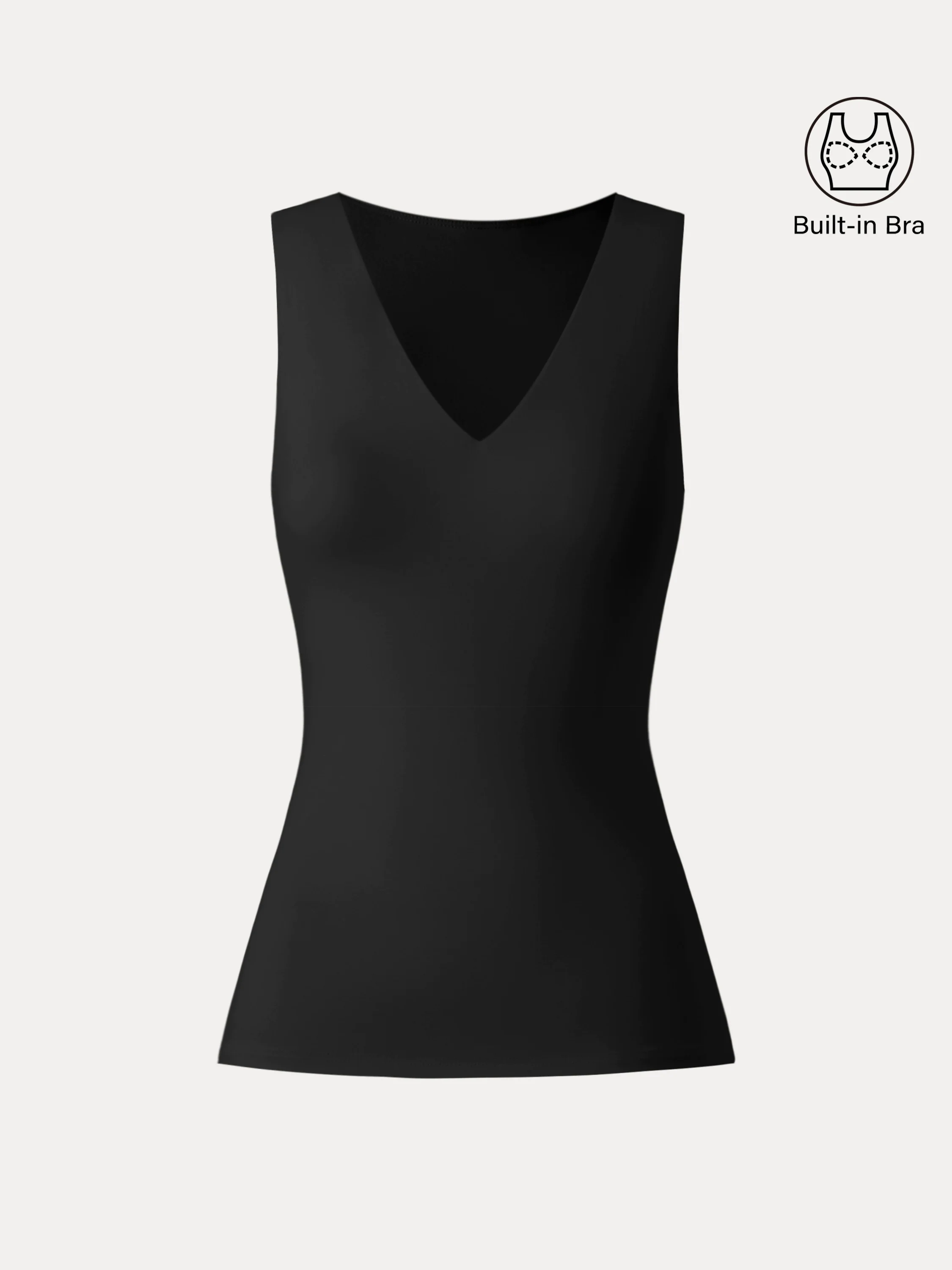 Everyday Cooling V-neck Long Brami Tank