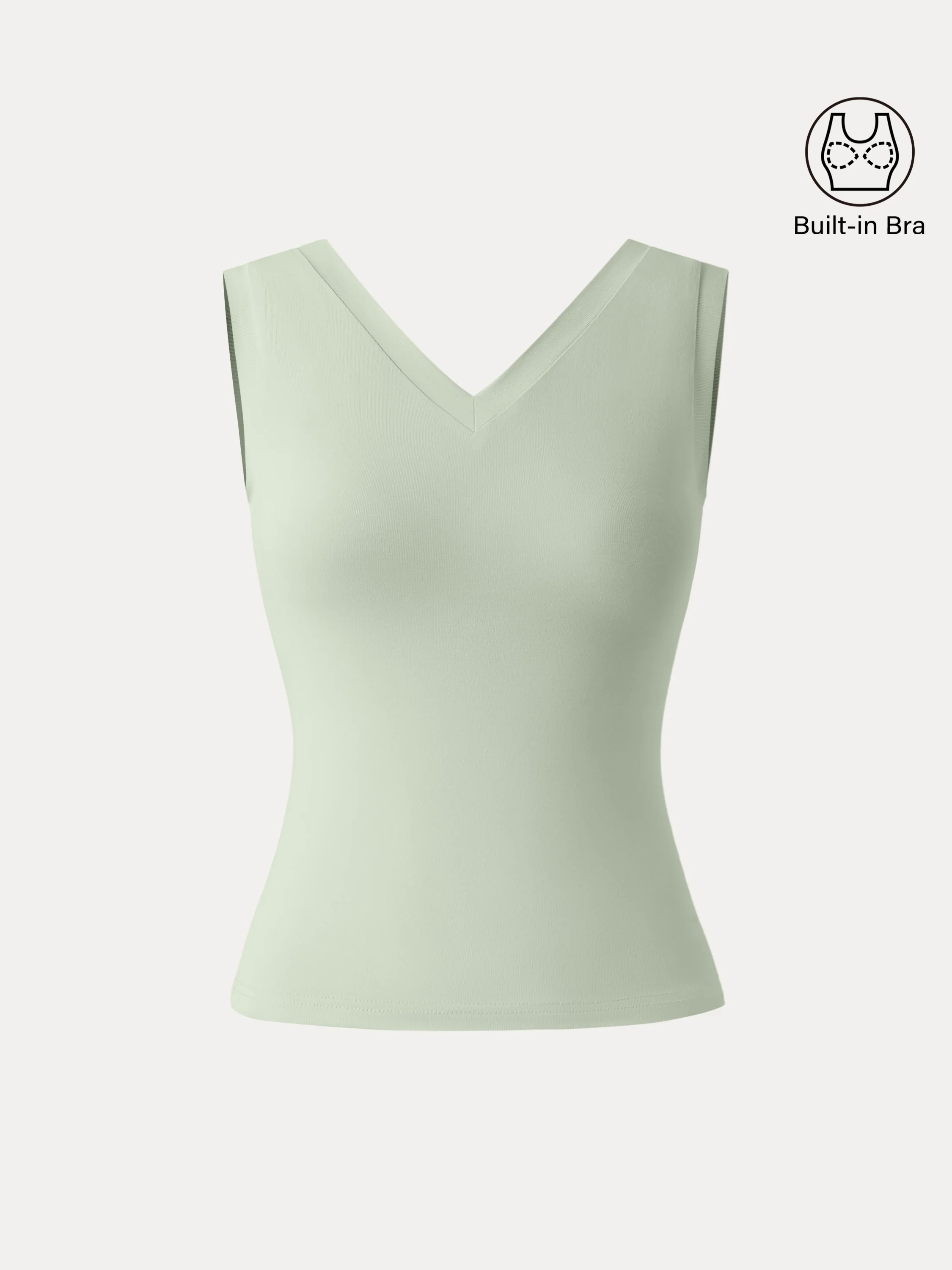 Double V-Neck Low Back Brami Tank Double V-Neck Low Back Brami Tank
