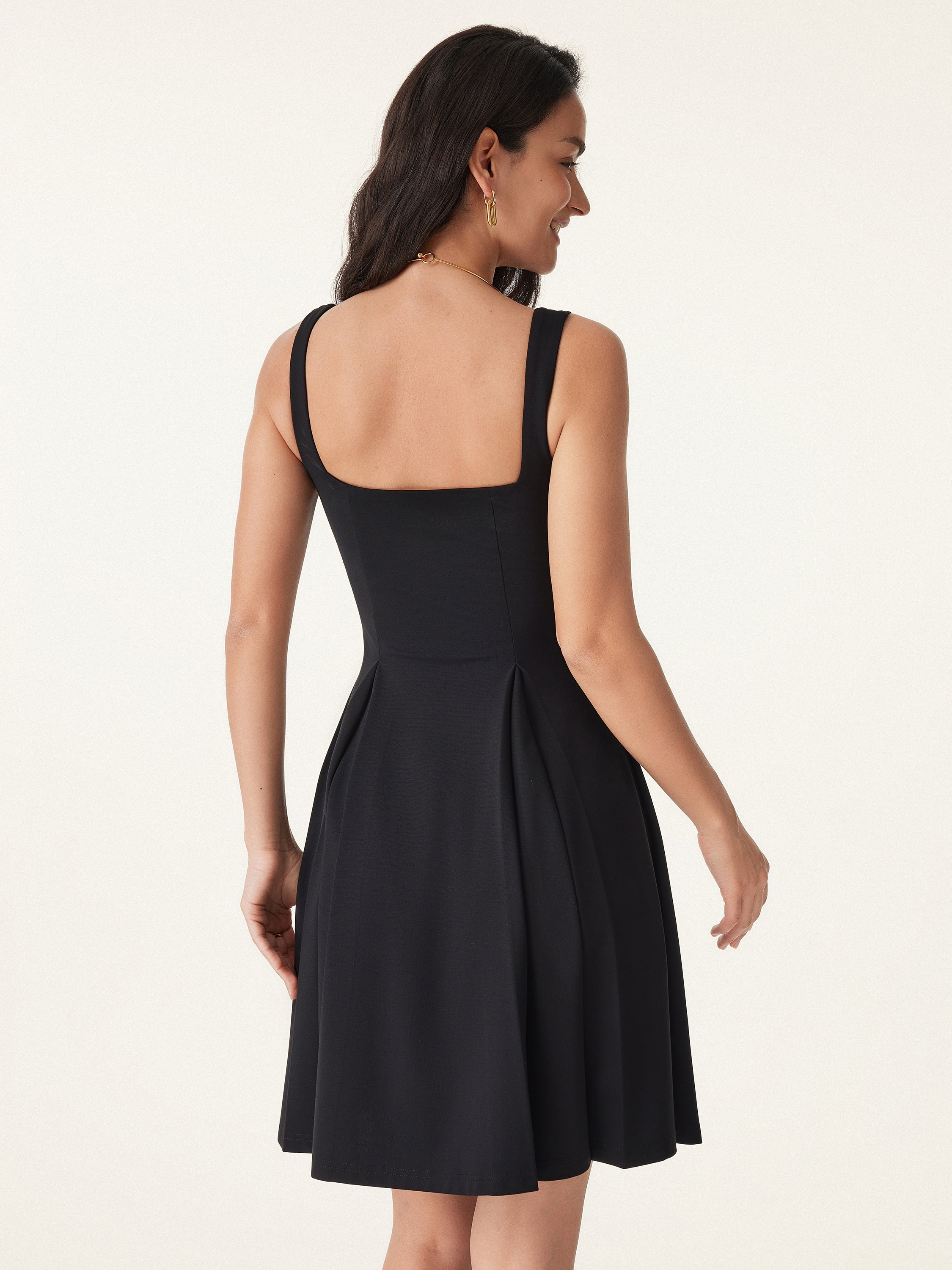 Square Neck Fit-and-flare Mini Brami Dress Square Neck Fit-and-flare Mini Brami Dress