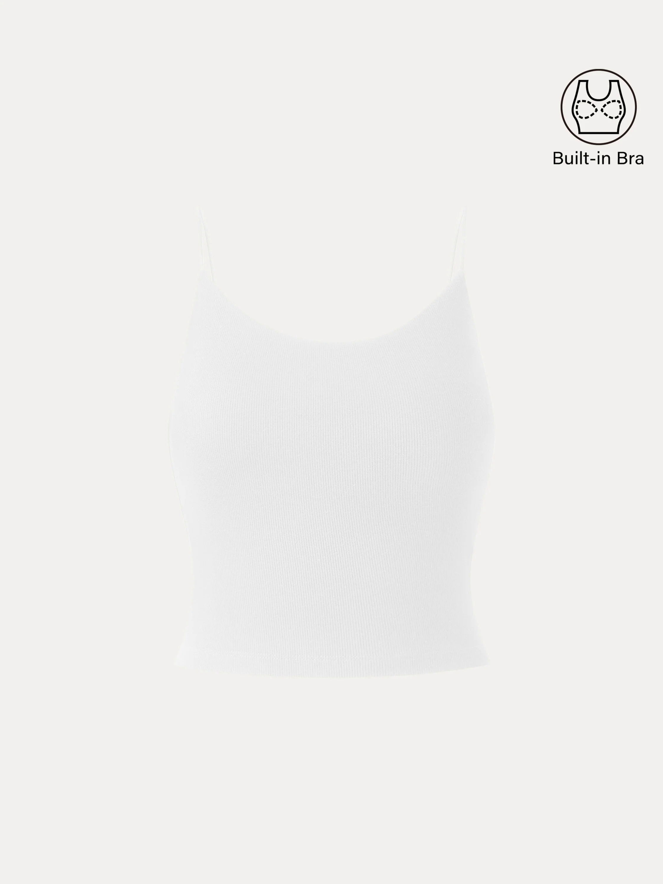 Stretch Cotton U-neck Spaghetti Slim Strap Brami Stretch Cotton U-neck Spaghetti Slim Strap Brami