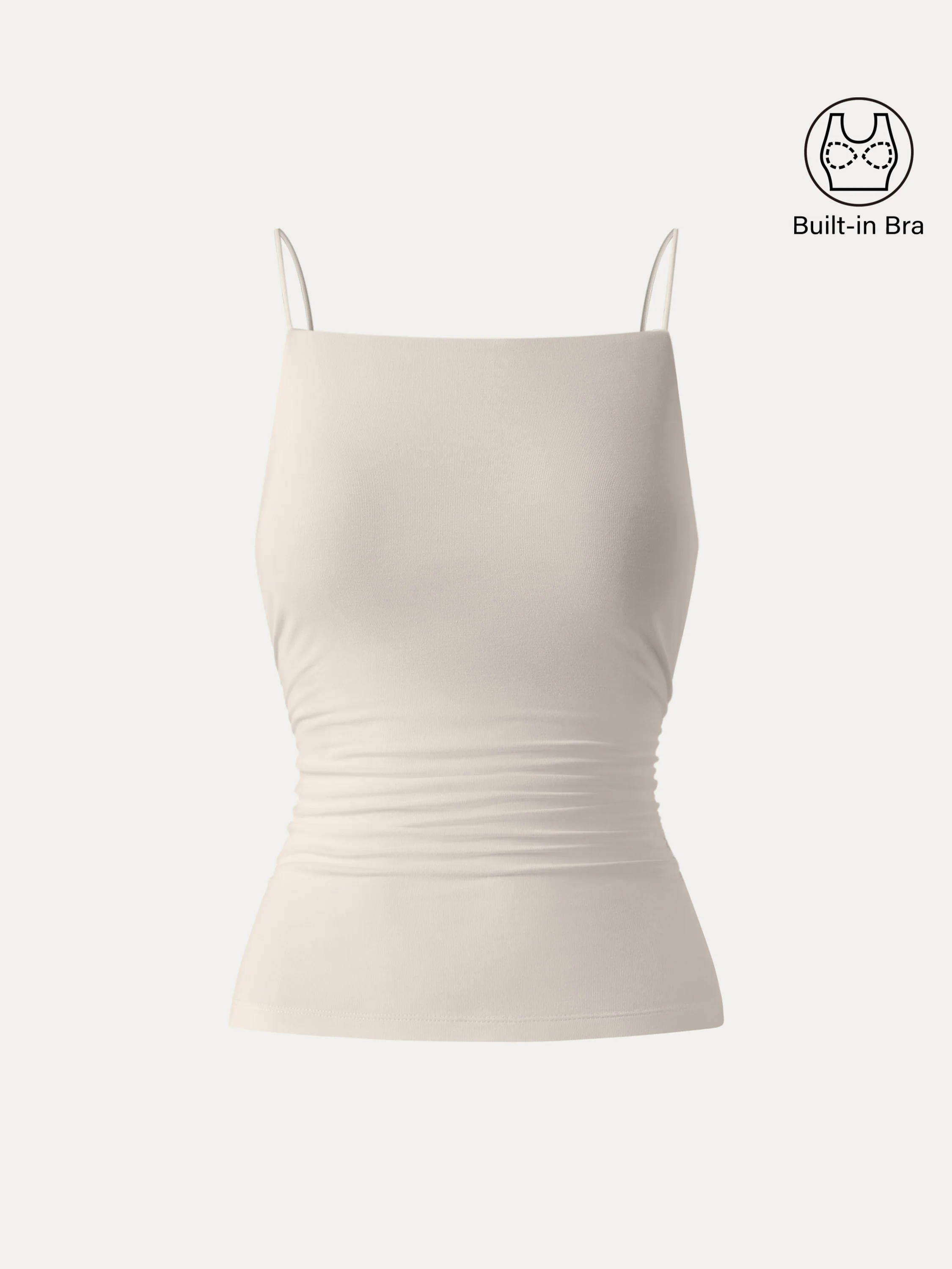 Ultrasoft Side Ruched Spaghetti Brami Ultrasoft Side Ruched Spaghetti Brami