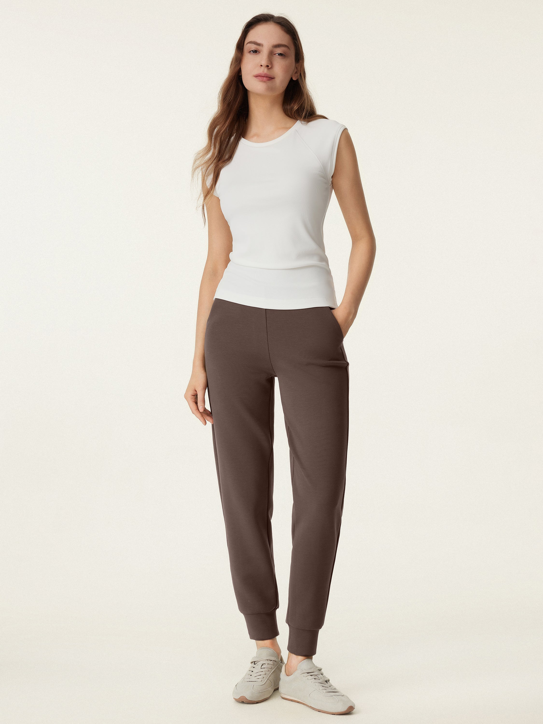 Mid Rise Pull-on Jogger with Pockets Mid Rise Pull-on Jogger with Pockets