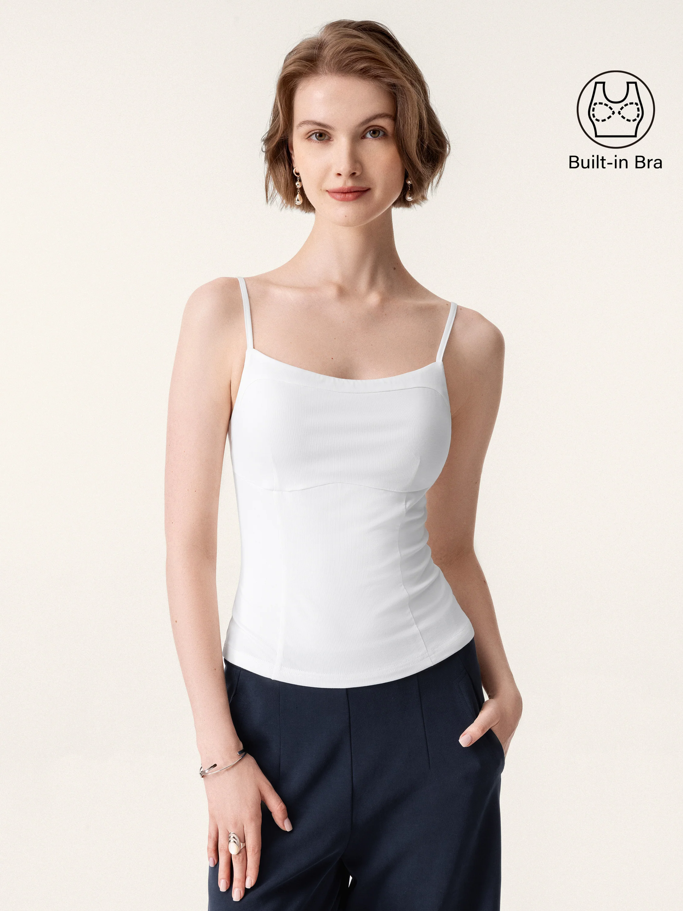 Ultrasoft Square Neck Speghetti Brami Ultrasoft Square Neck Speghetti Brami