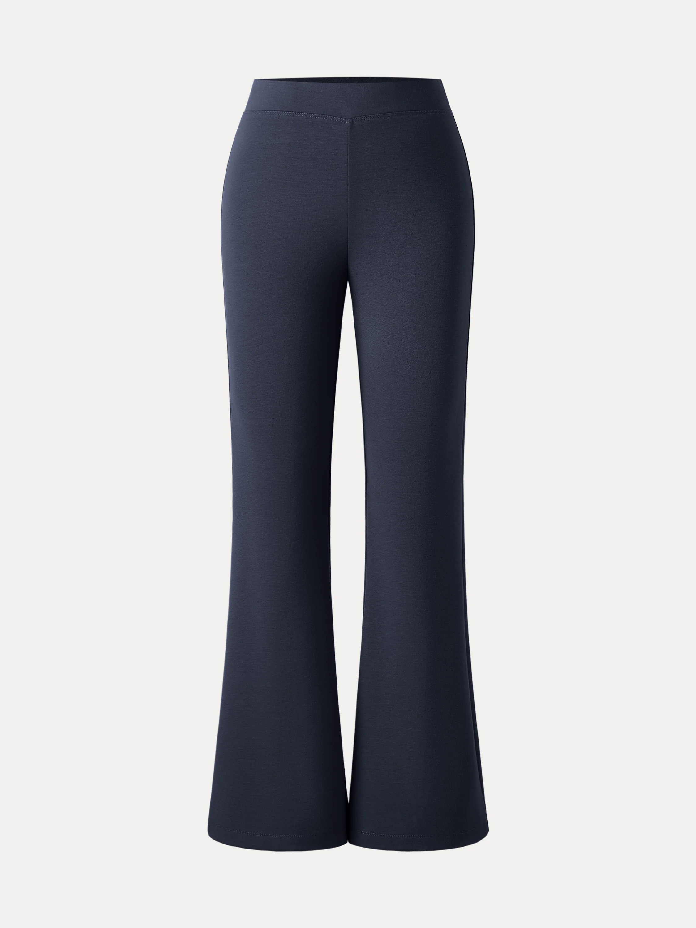 Mid Rise Anti-pilling Pull-on Bell Pant