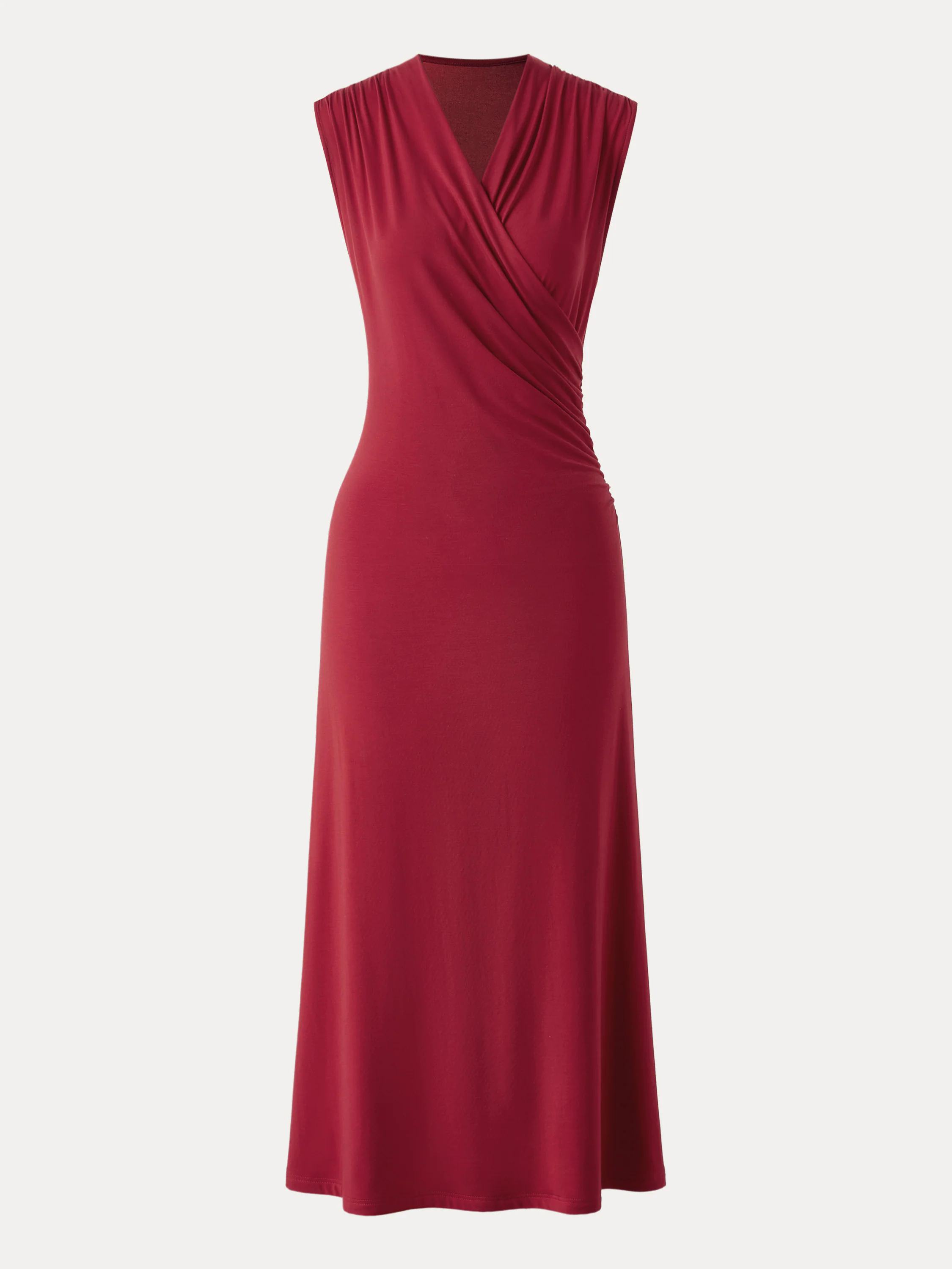 Ultrasoft Tencel Surplice Gathered Maxi Dress Ultrasoft Tencel Surplice Gathered Maxi Dress