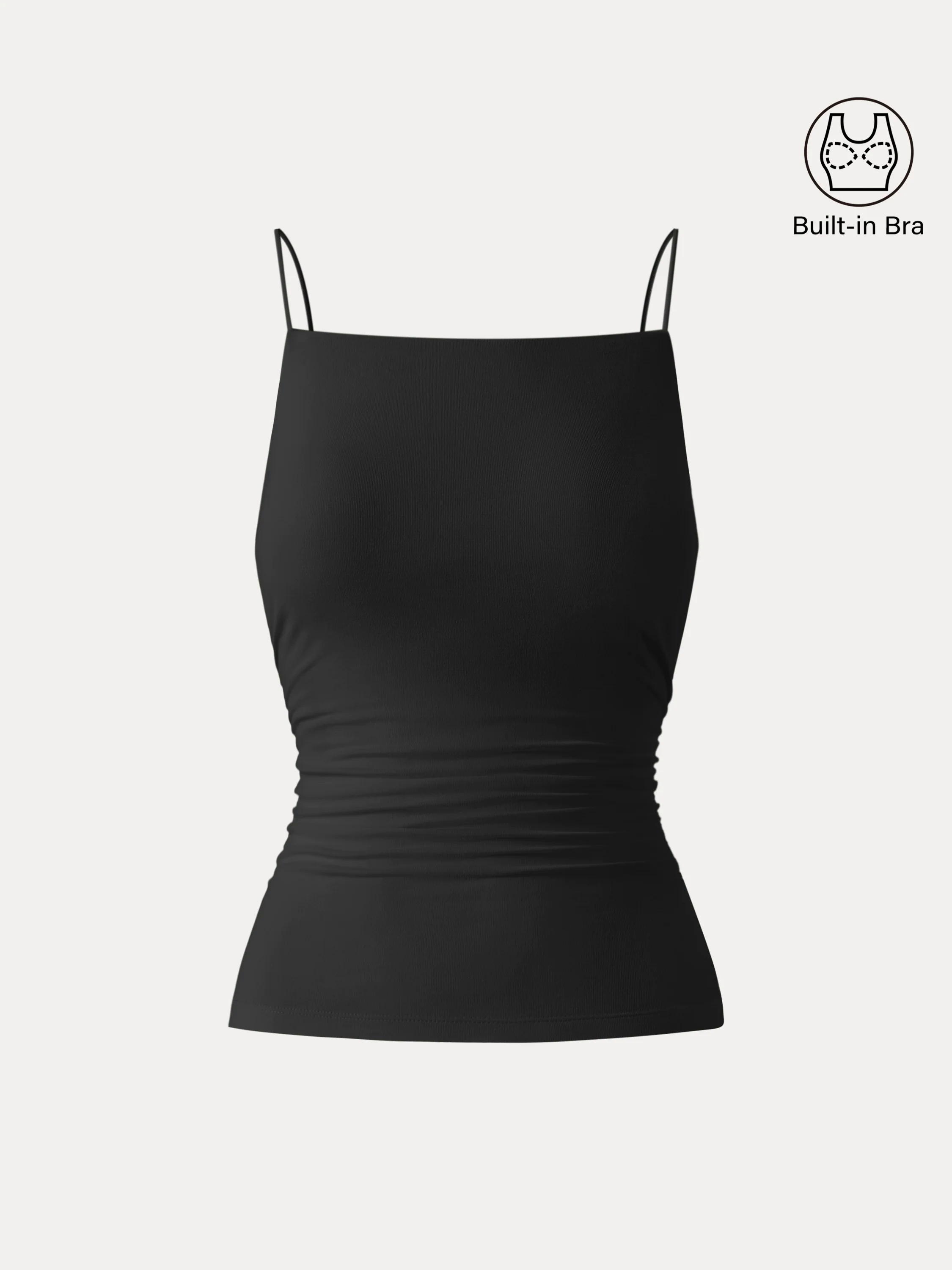 Ultrasoft Side Ruched Spaghetti Brami Ultrasoft Side Ruched Spaghetti Brami