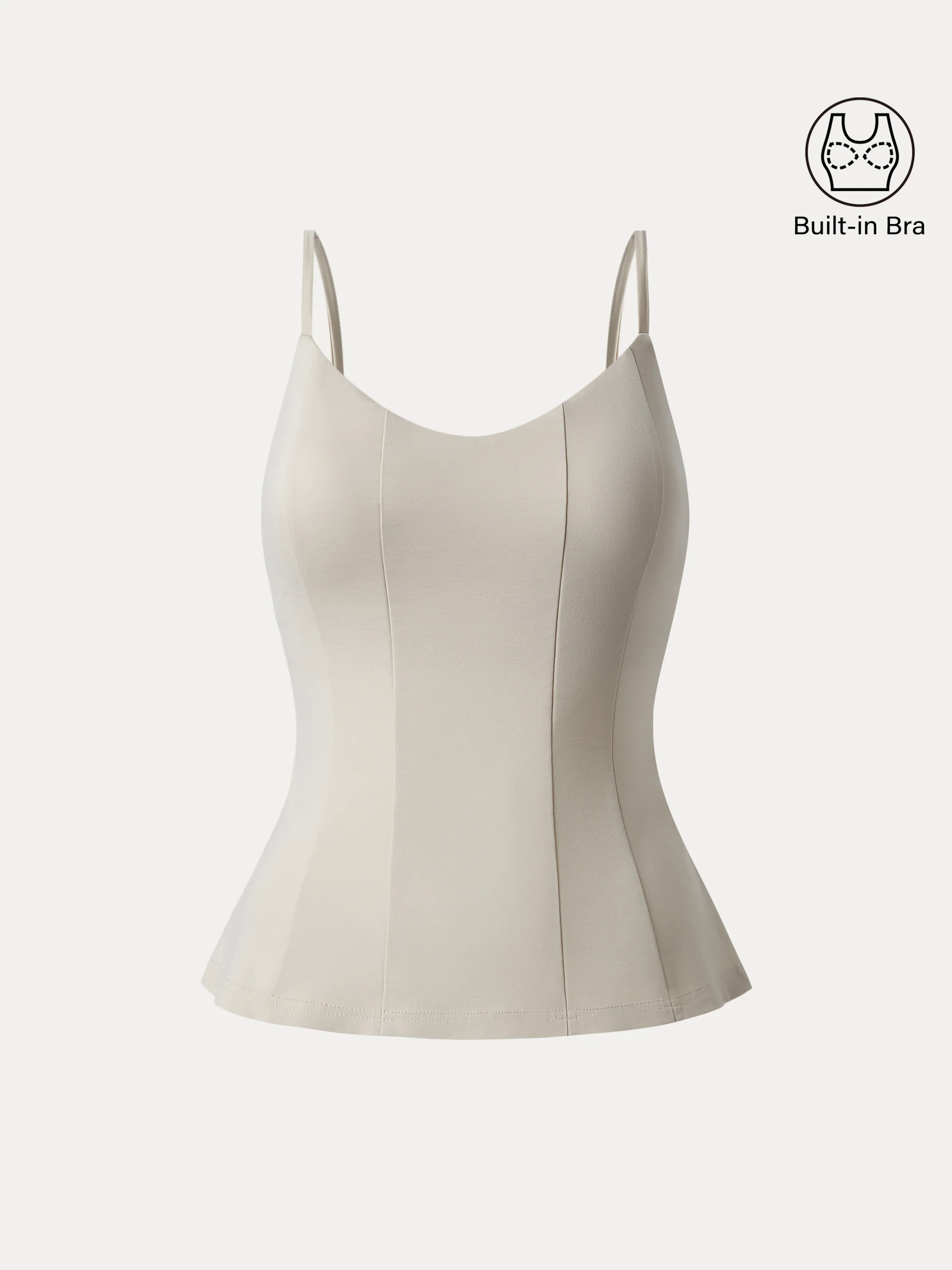 Cooling Scoop Neck Spaghetti Brami