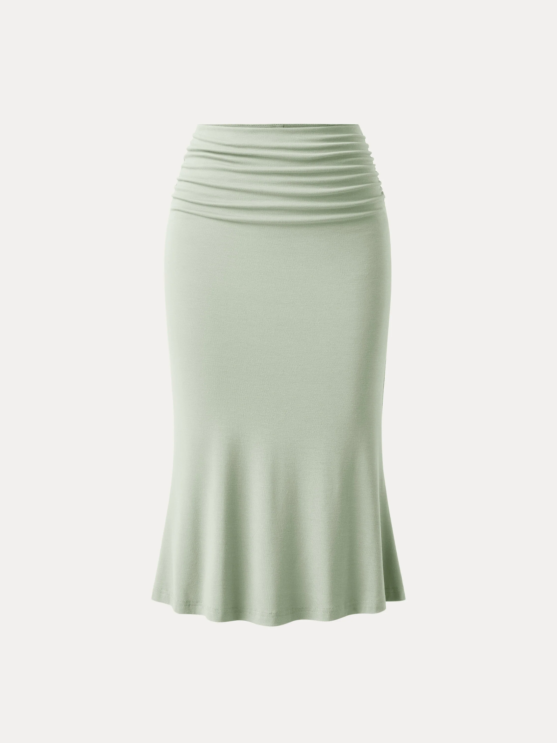 Ruched Side Mermaid Midi Skirt Ruched Side Mermaid Midi Skirt