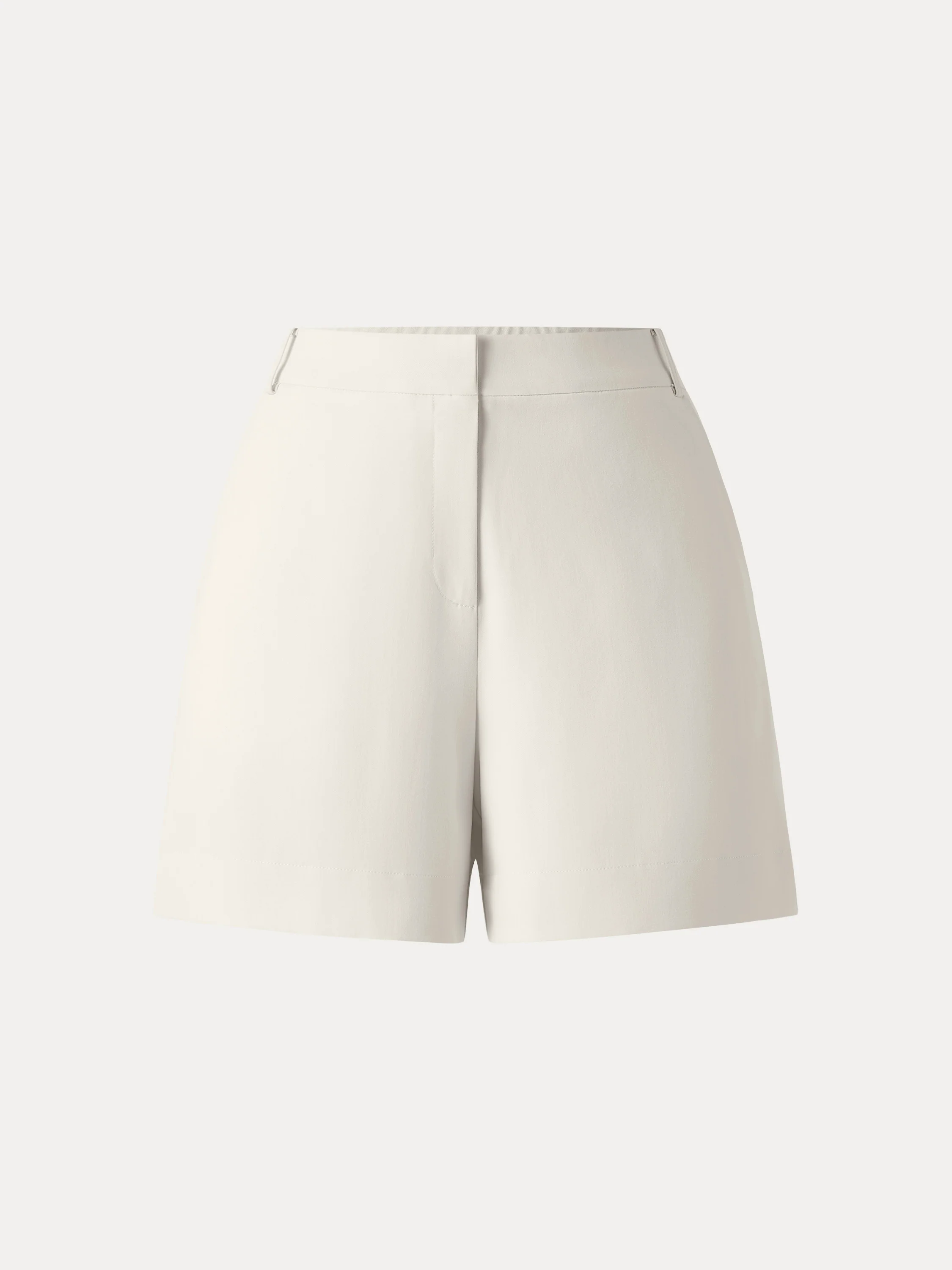 Mid Rise Fly-front Easy Shorts with Pockets Mid Rise Fly-front Easy Shorts with Pockets