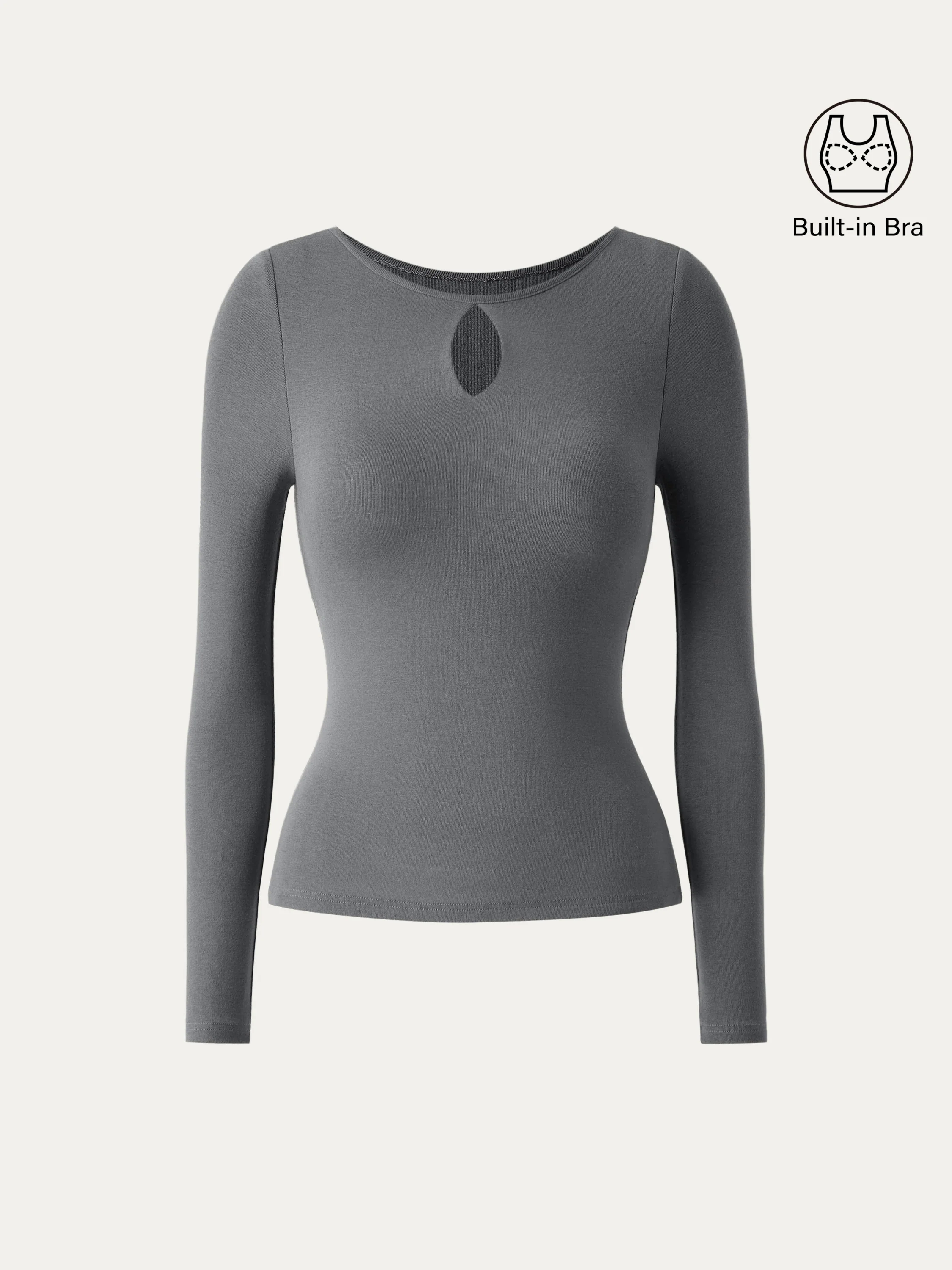 Thermal Keyhole Brami Top Thermal Keyhole Brami Top