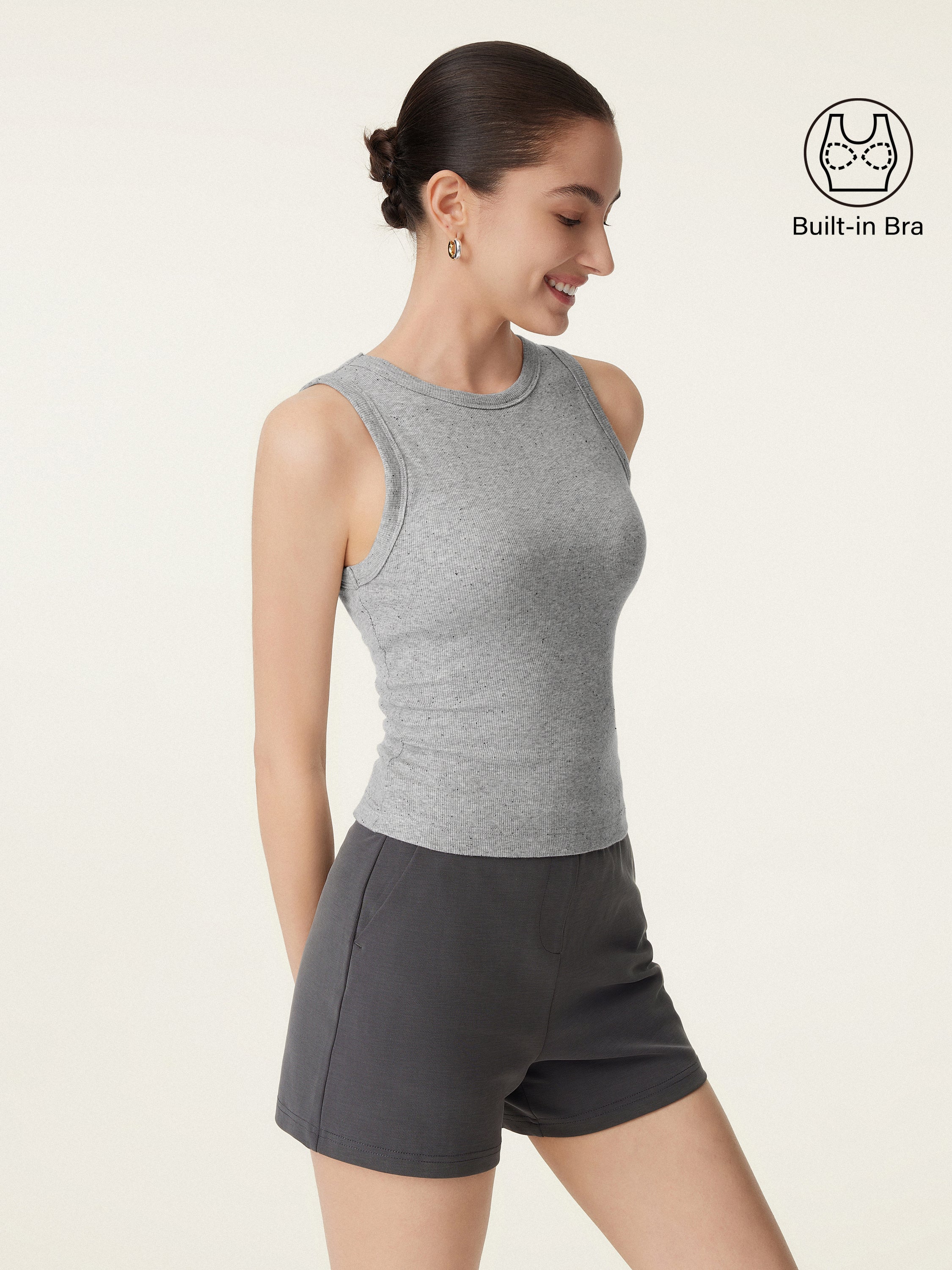 Crewneck Cotton New Airy Brami Tank Crewneck Cotton New Airy Brami Tank
