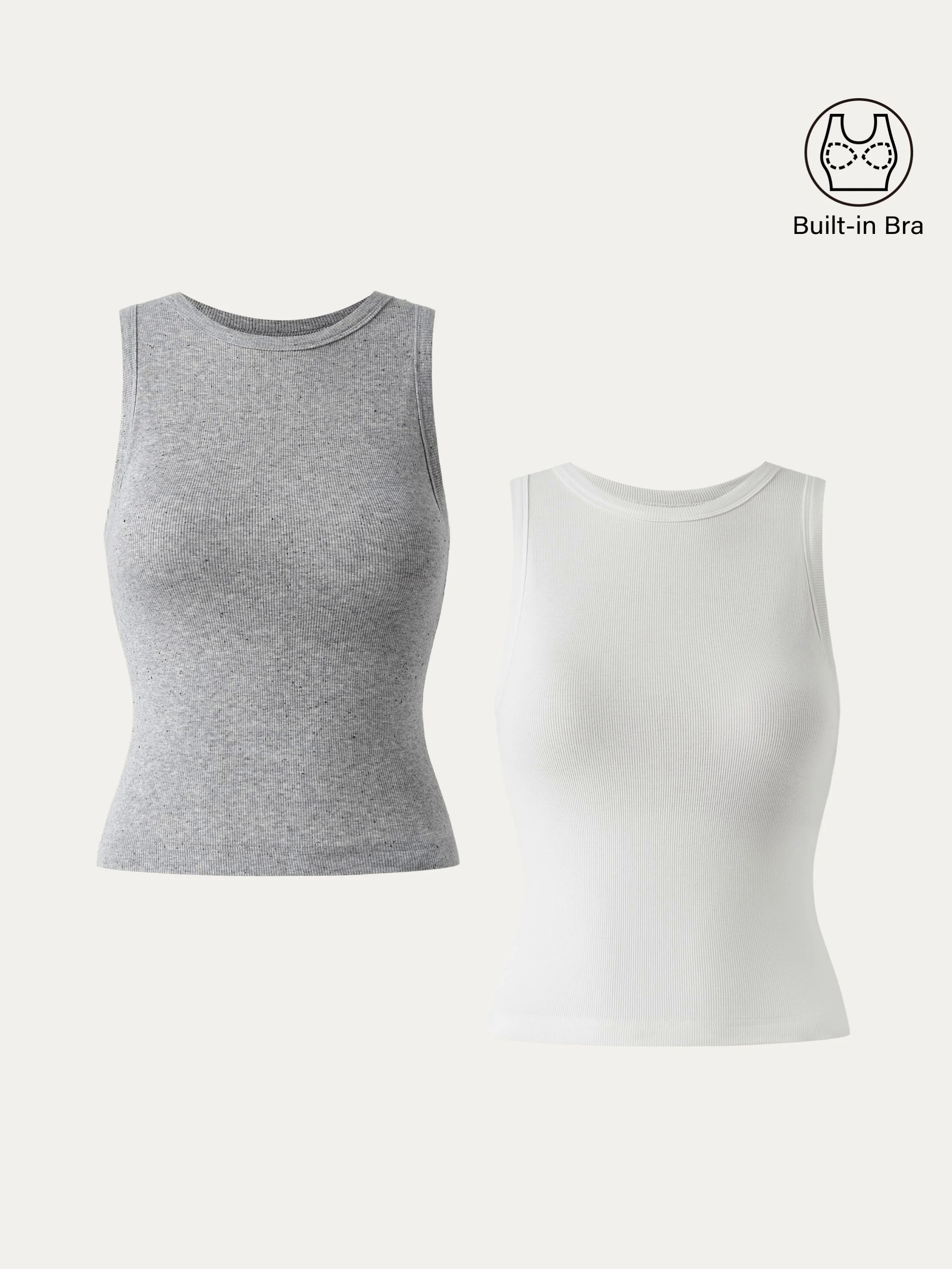 Crewneck Cotton New Airy Brami Tank Crewneck Cotton New Airy Brami Tank