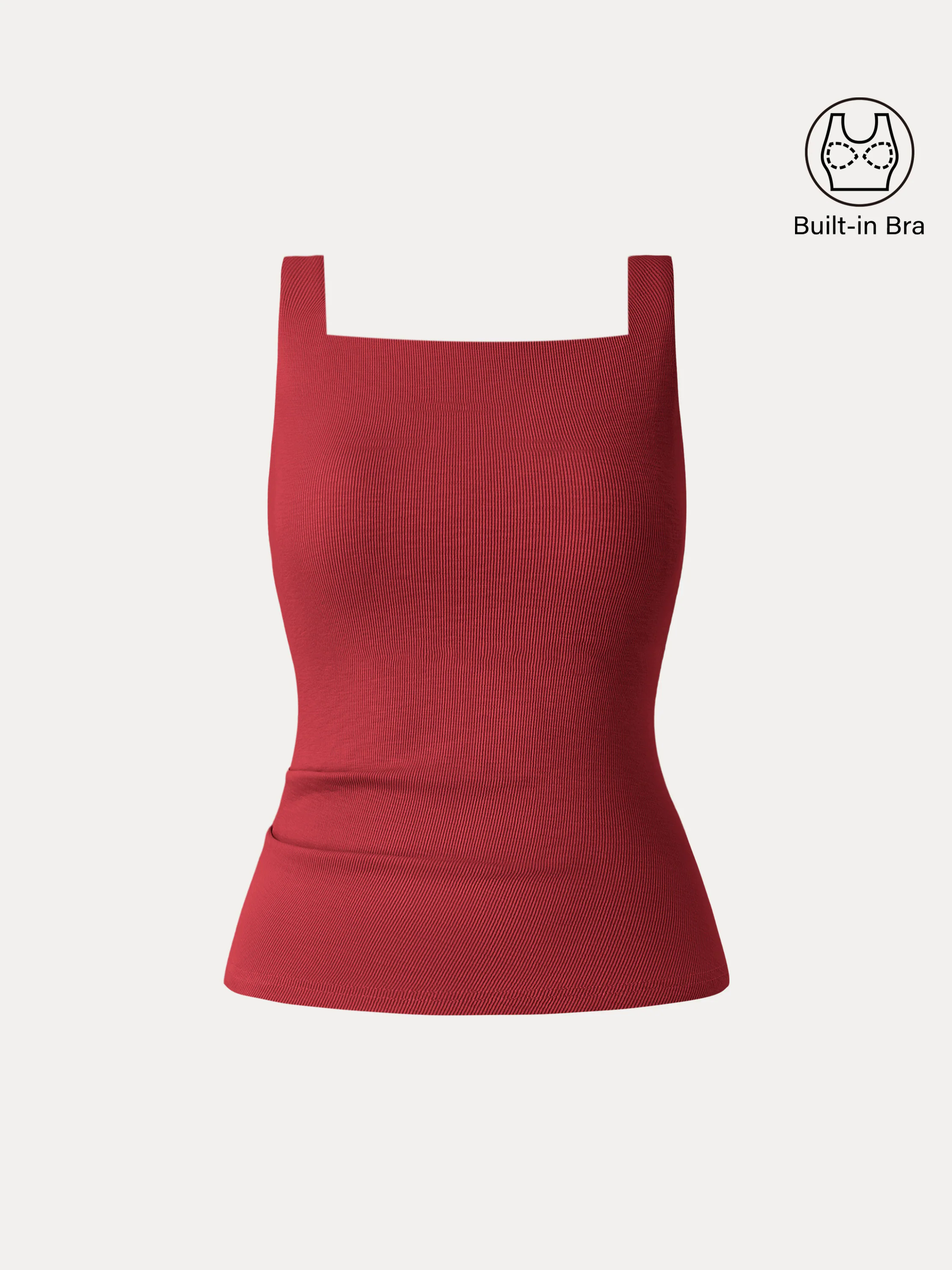 Stretch Cotton Square Neck Tucked New Airy Brami Stretch Cotton Square Neck Tucked New Airy Brami