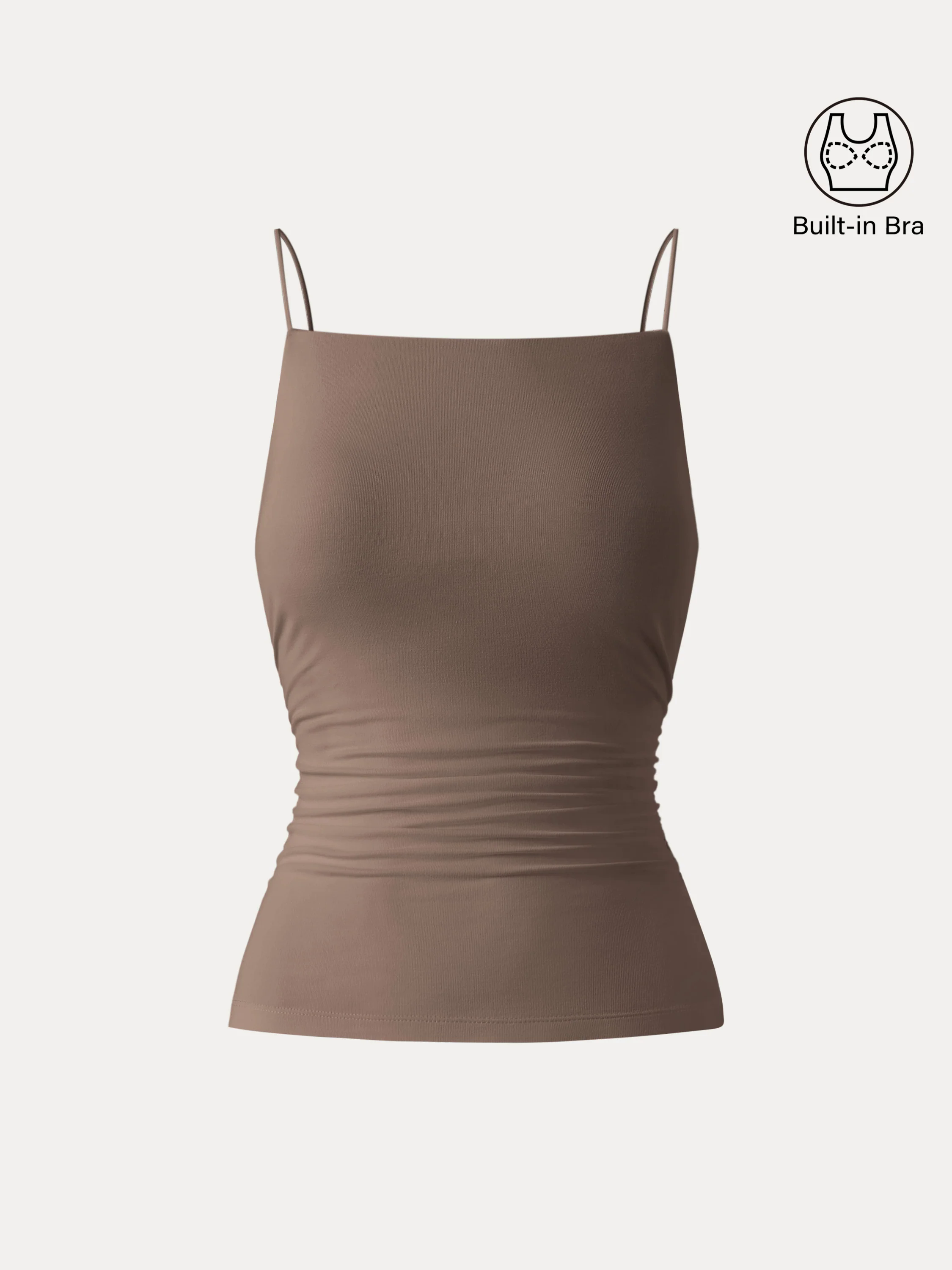 Ultrasoft Side Ruched Spaghetti Brami Ultrasoft Side Ruched Spaghetti Brami