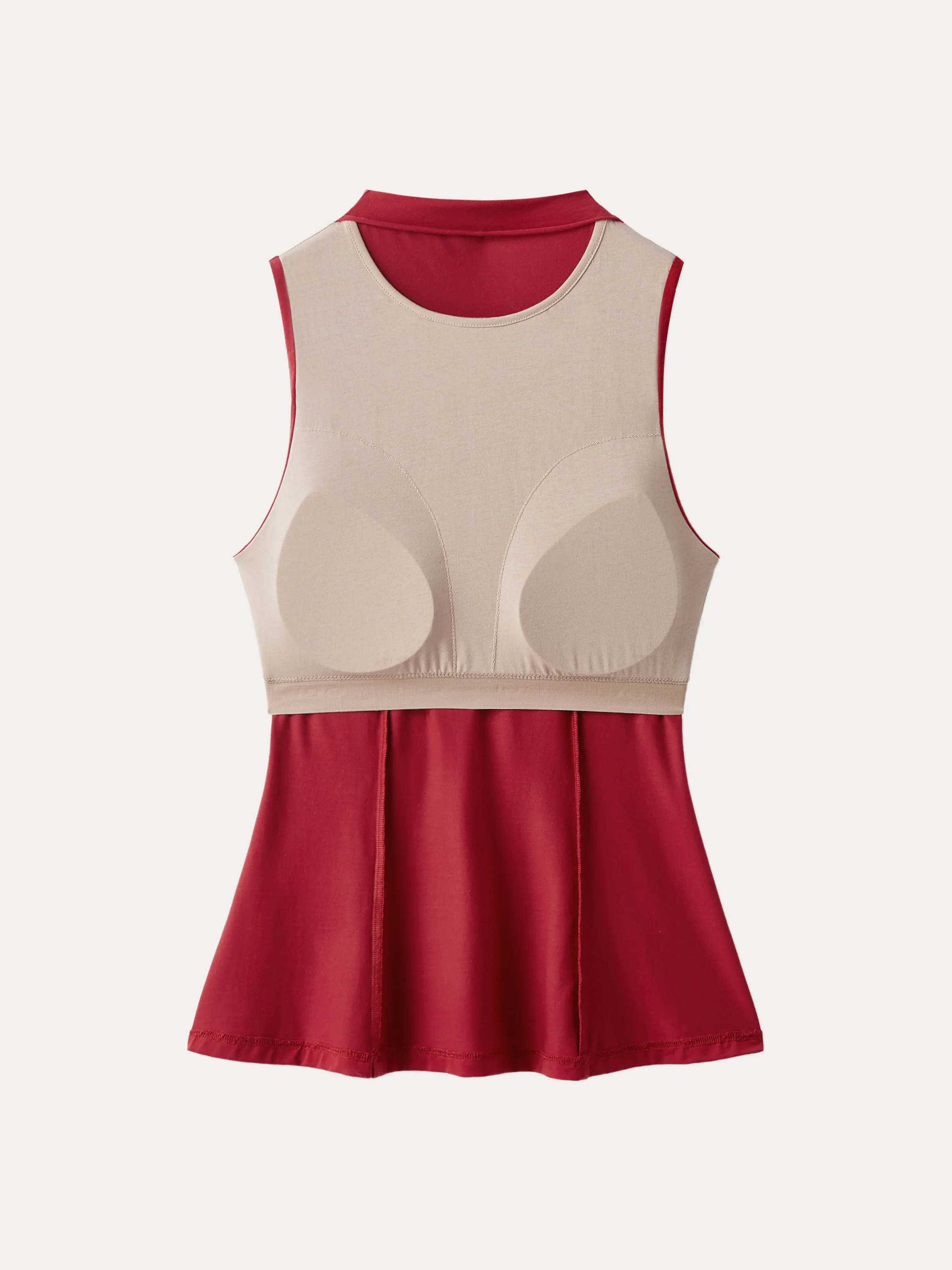 Tencel Silky Mockneck Flared Sculpt Brami Tank Tencel Silky Mockneck Flared Sculpt Brami Tank