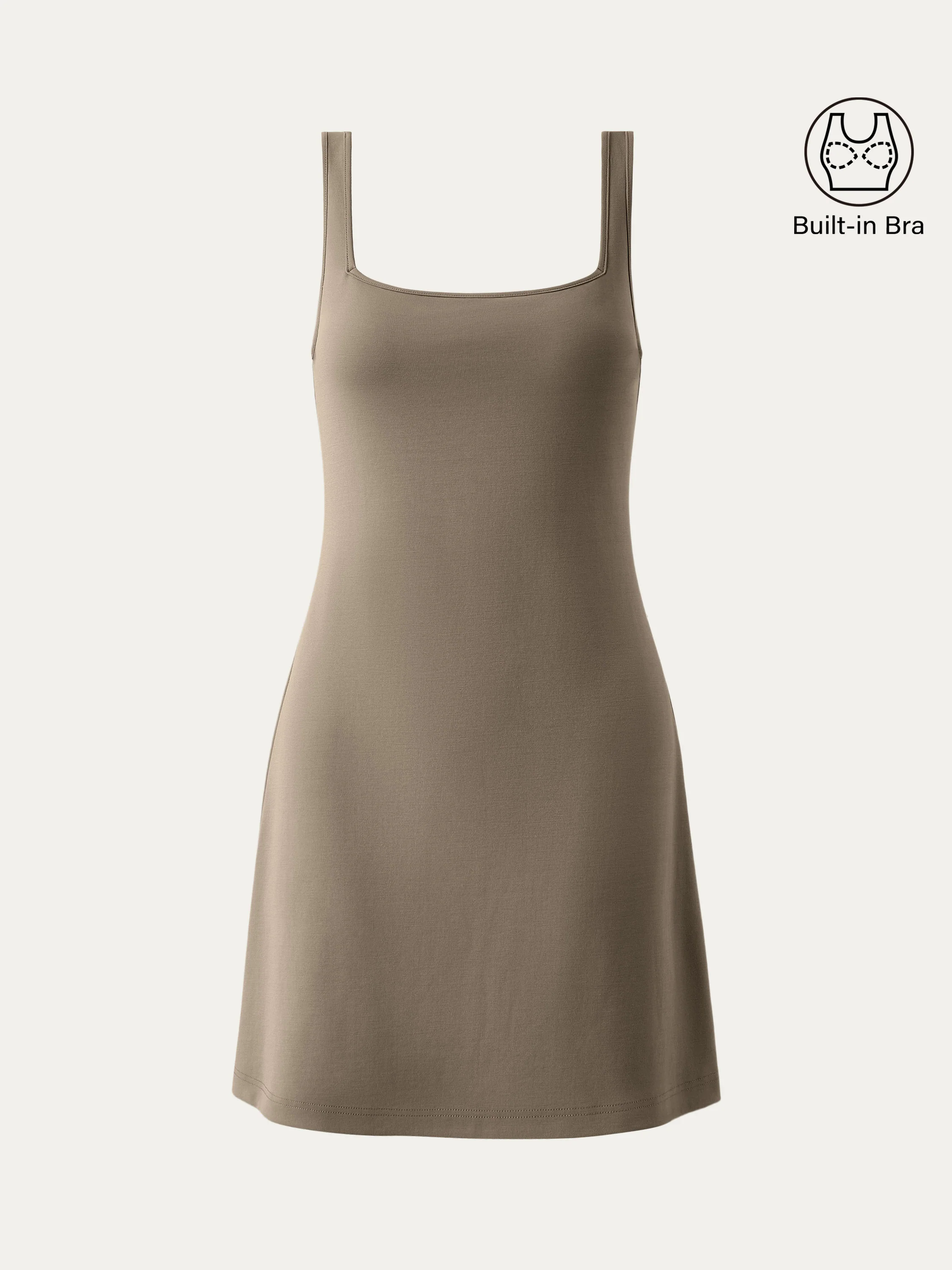 Everyday Square Neck New Airy Brami Dress Everyday Square Neck New Airy Brami Dress