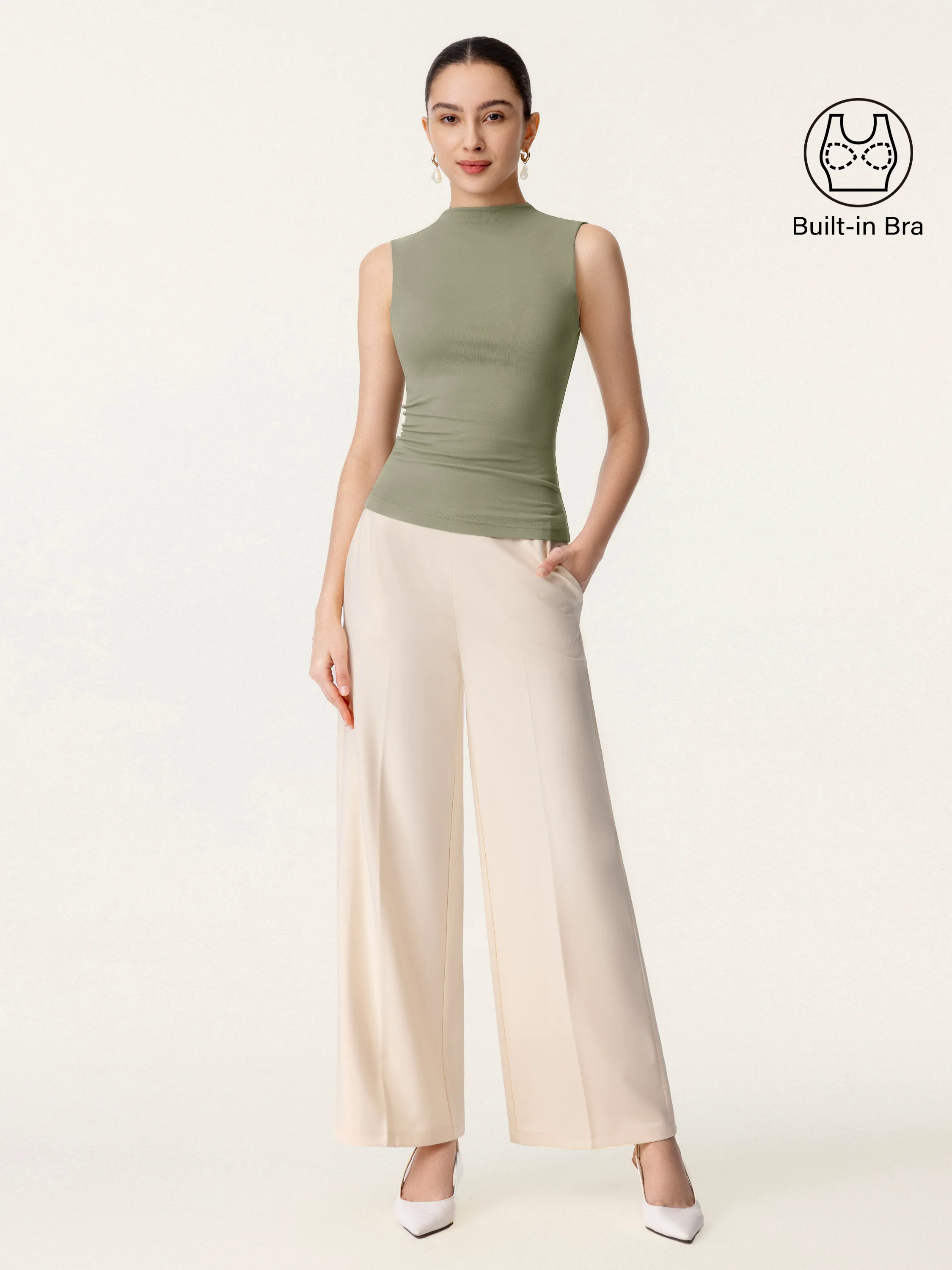 Mockneck New Airy Brami Tank