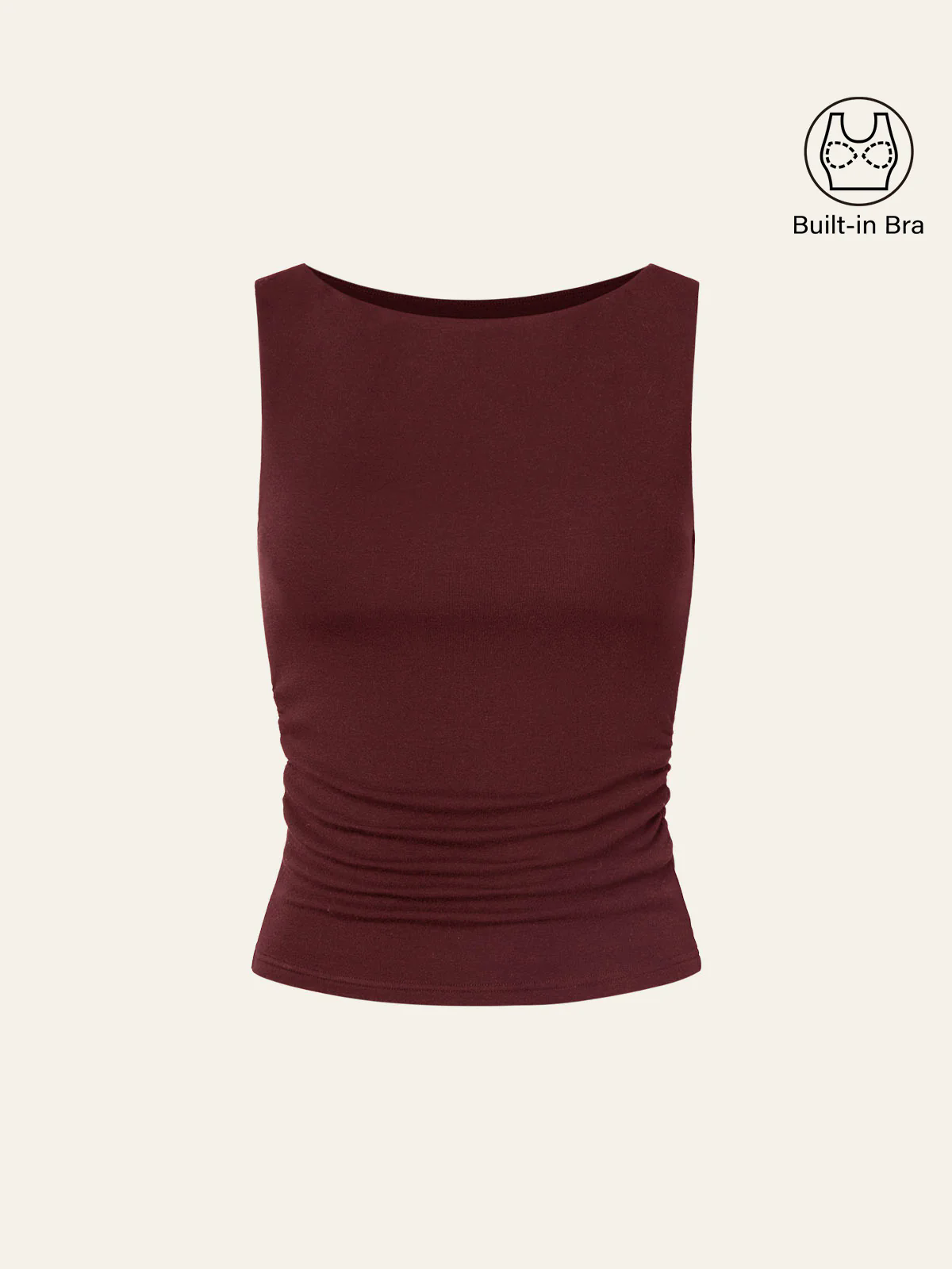 Boat Neck Brami Tank Top