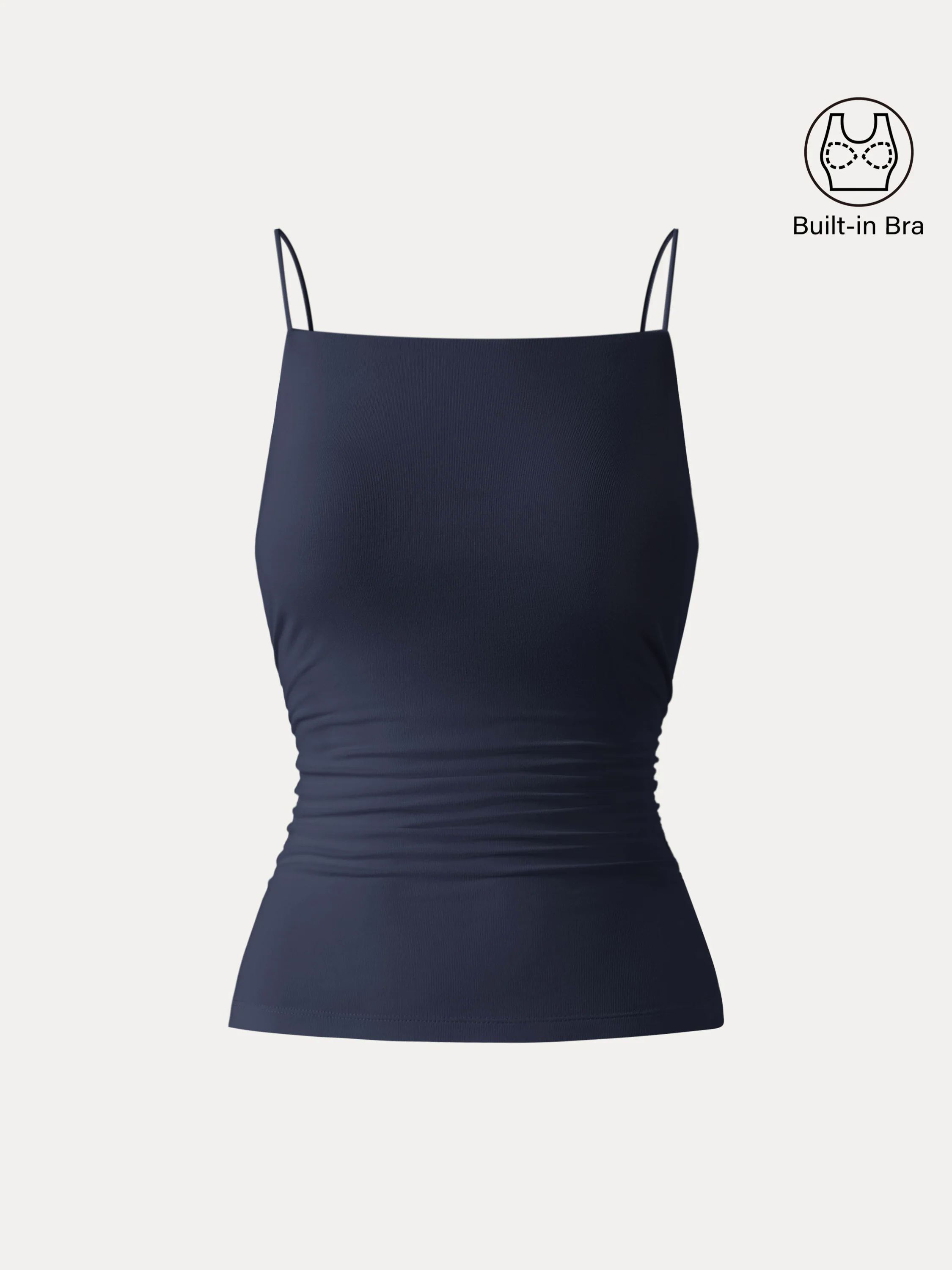 Ultrasoft Side Ruched Spaghetti Brami Ultrasoft Side Ruched Spaghetti Brami