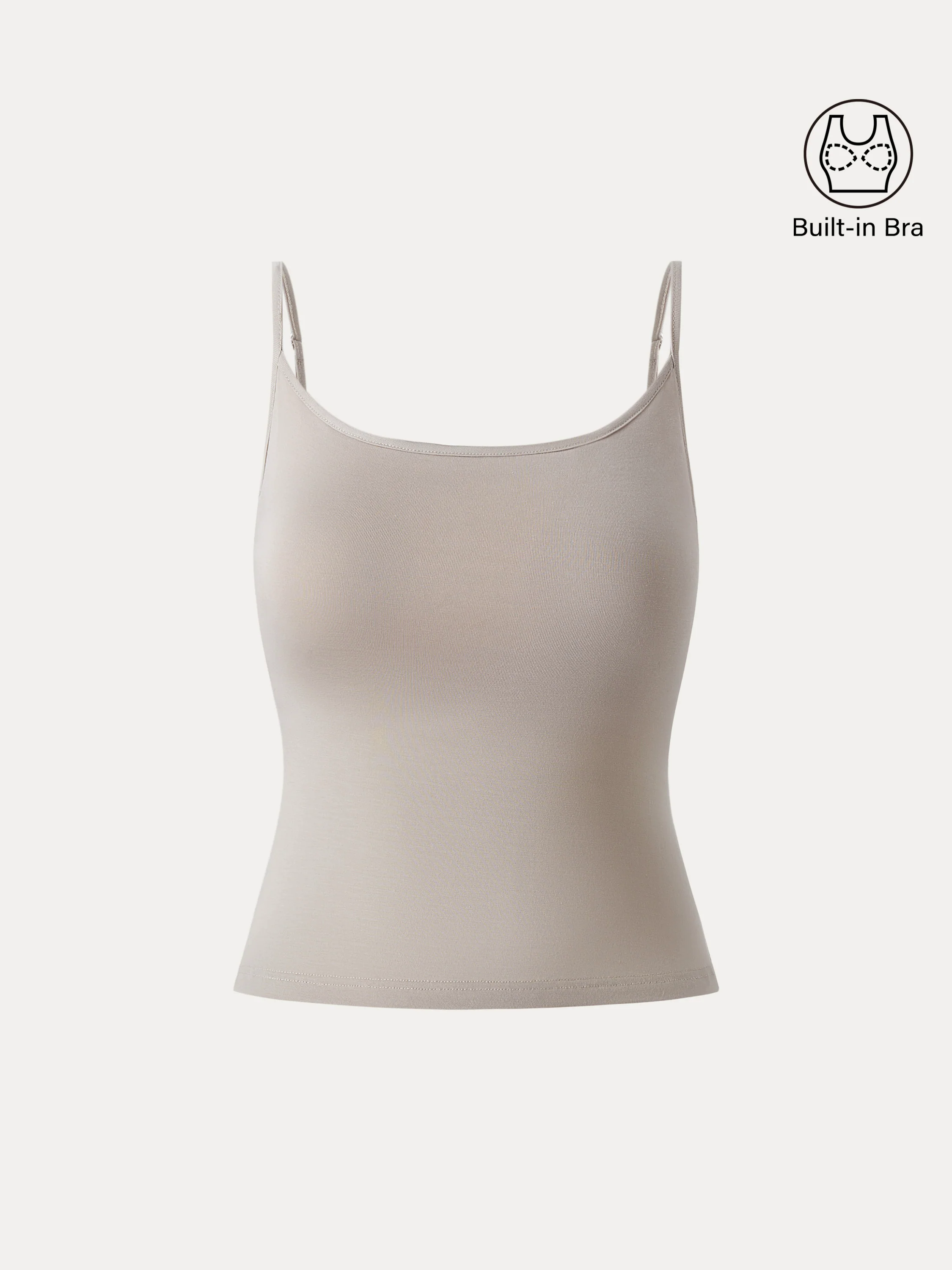 U-neck Adjustable Straps Spaghetti Brami Top U-neck Adjustable Straps Spaghetti Brami Top