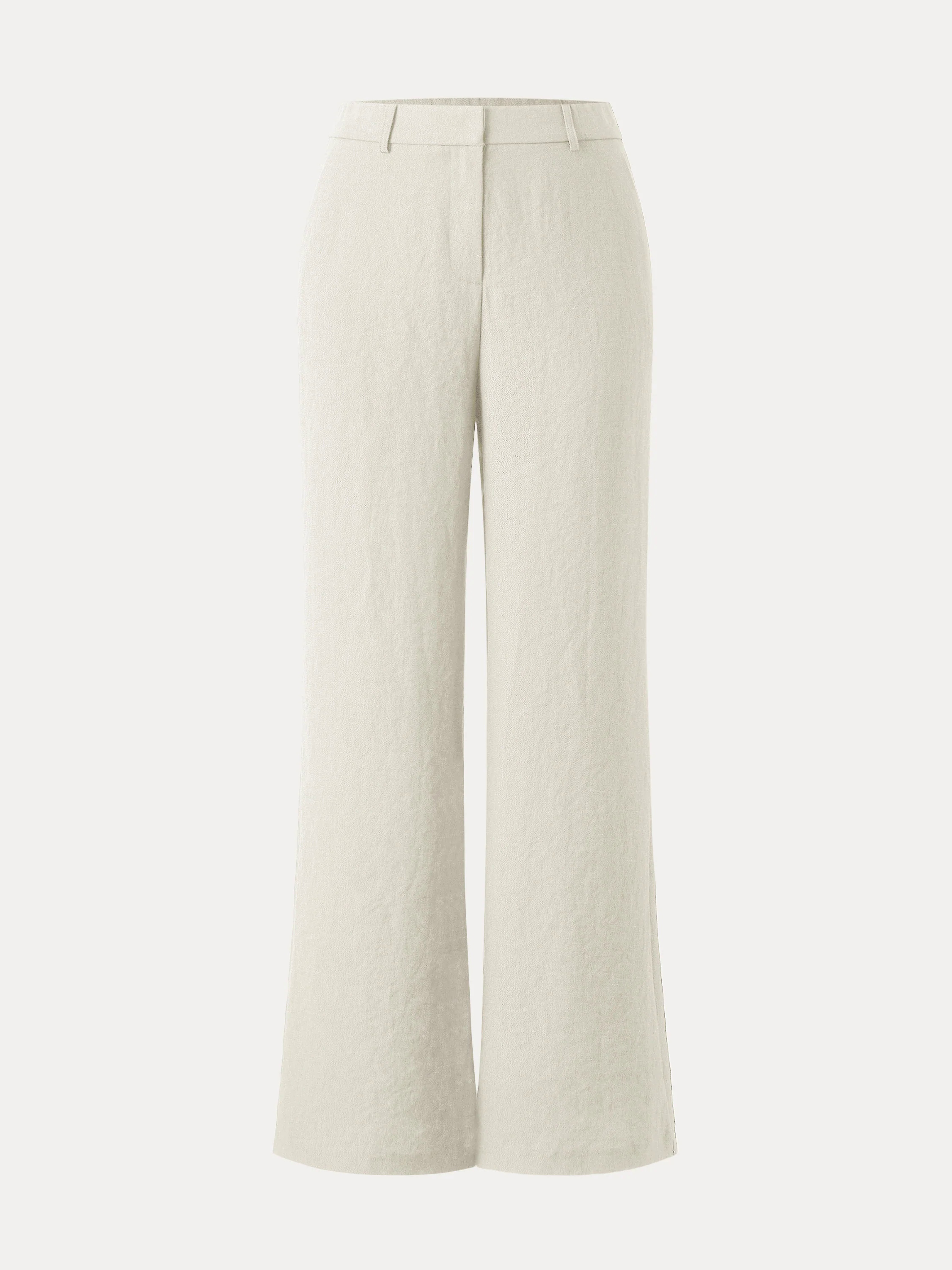 European Linen Mid Rise Flared Pant with Pockets European Linen Mid Rise Flared Pant with Pockets