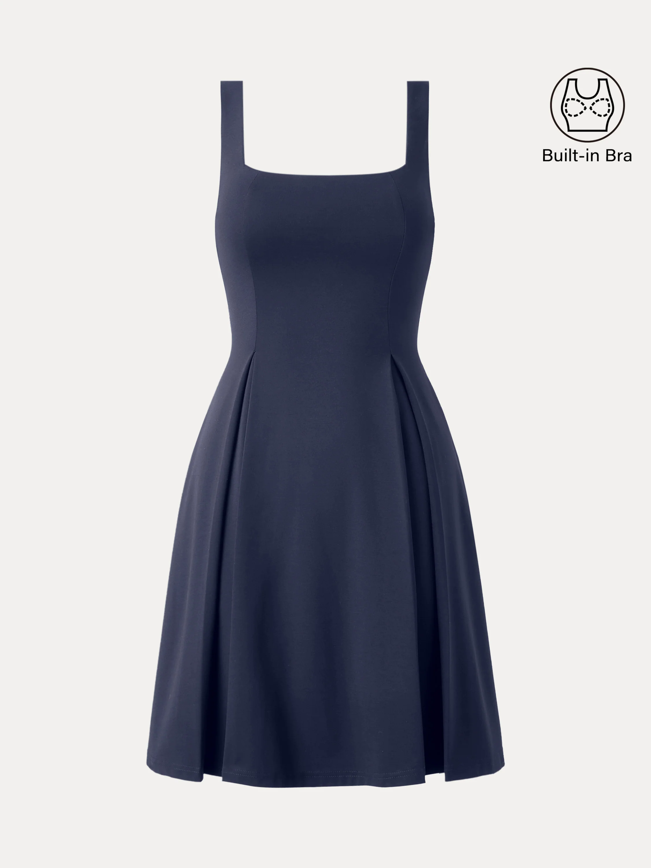 Square Neck Fit-and-flare Mini Brami Dress Square Neck Fit-and-flare Mini Brami Dress