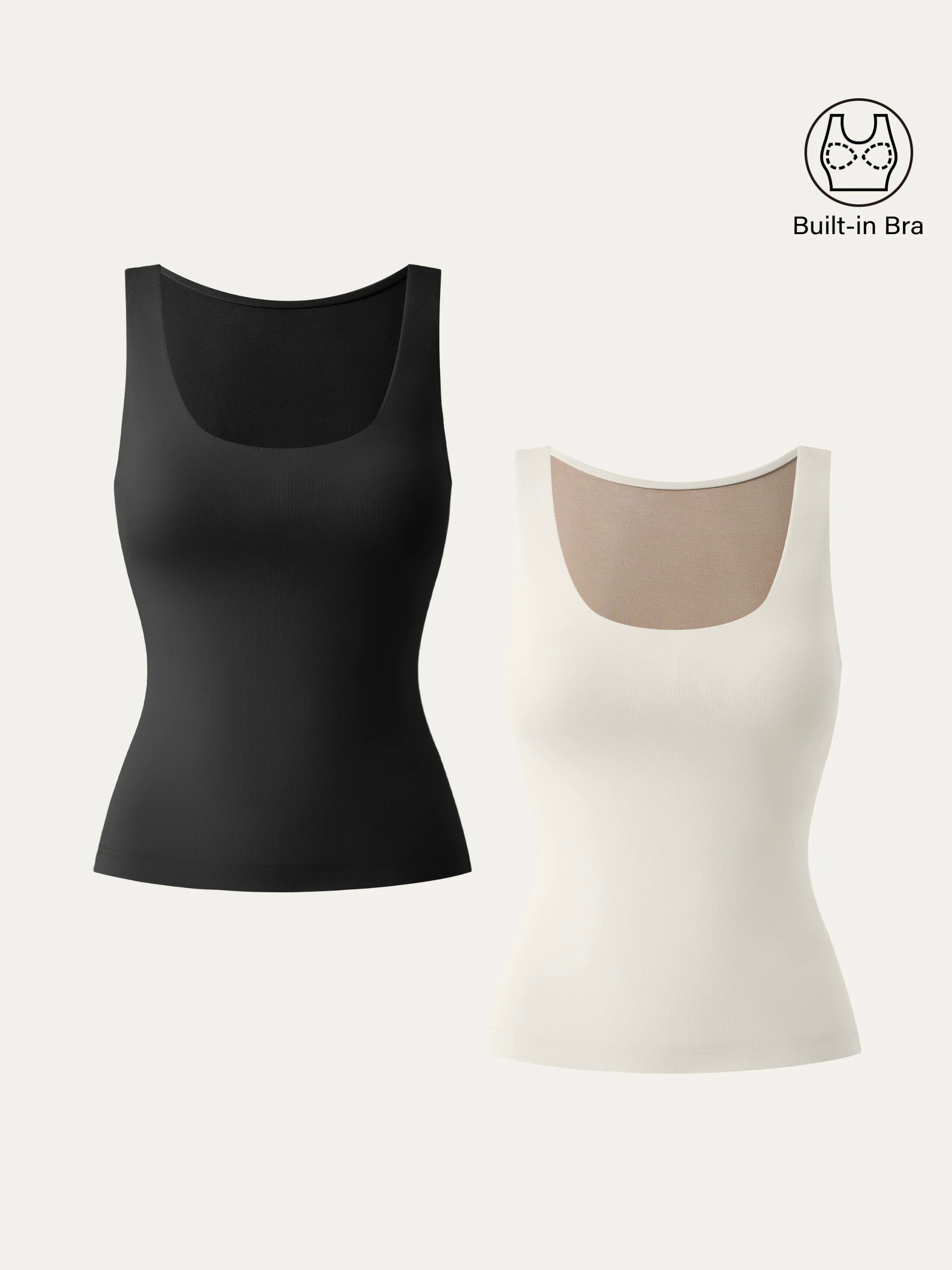 U-neck New Airy Brami Tank U-neck New Airy Brami Tank