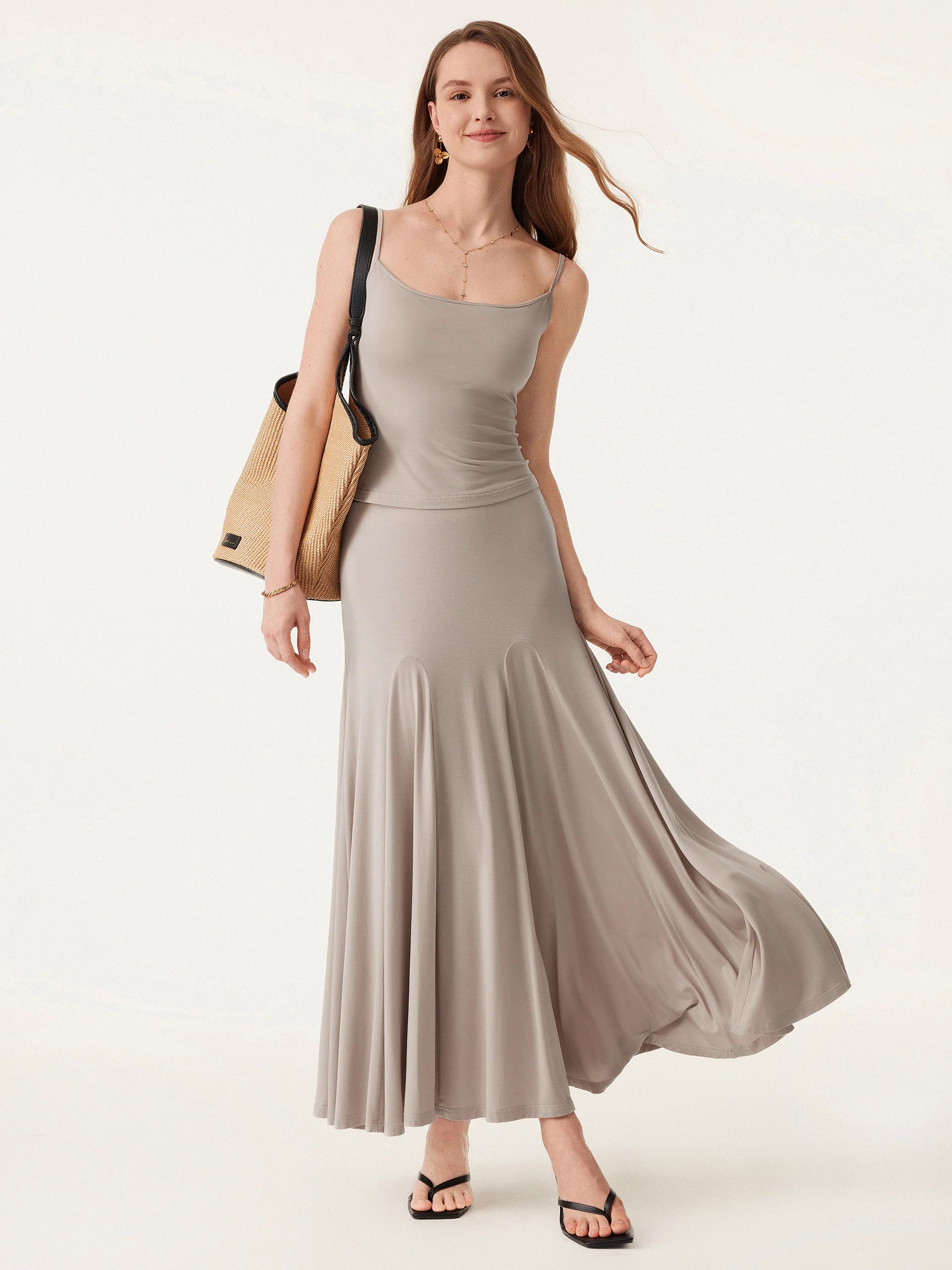 Ultrasoft Flowy Midi Pull-on Skirt Ultrasoft Flowy Midi Pull-on Skirt