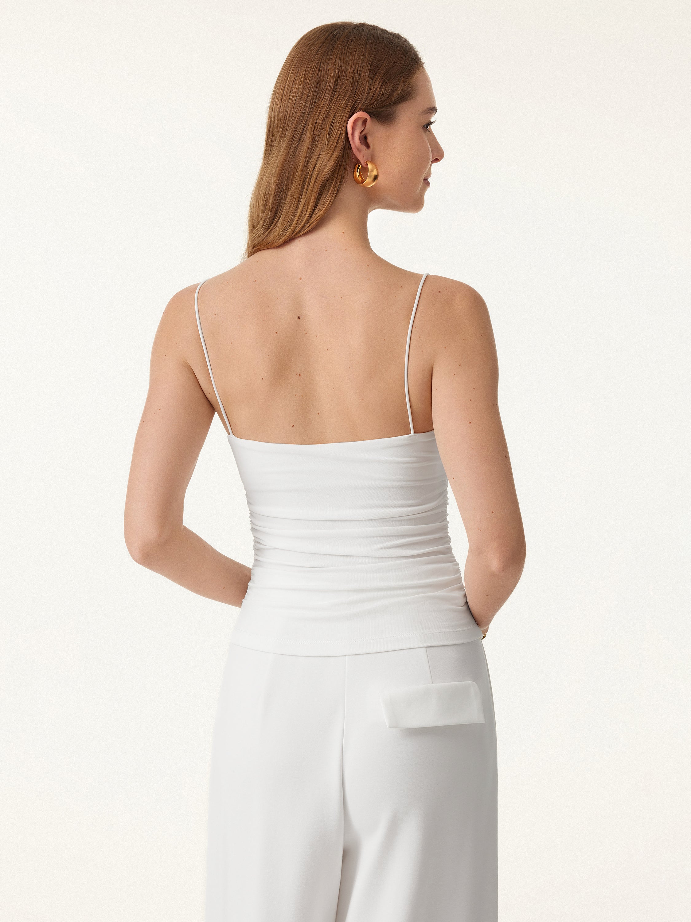 Ultrasoft Side Ruched Spaghetti Brami Ultrasoft Side Ruched Spaghetti Brami
