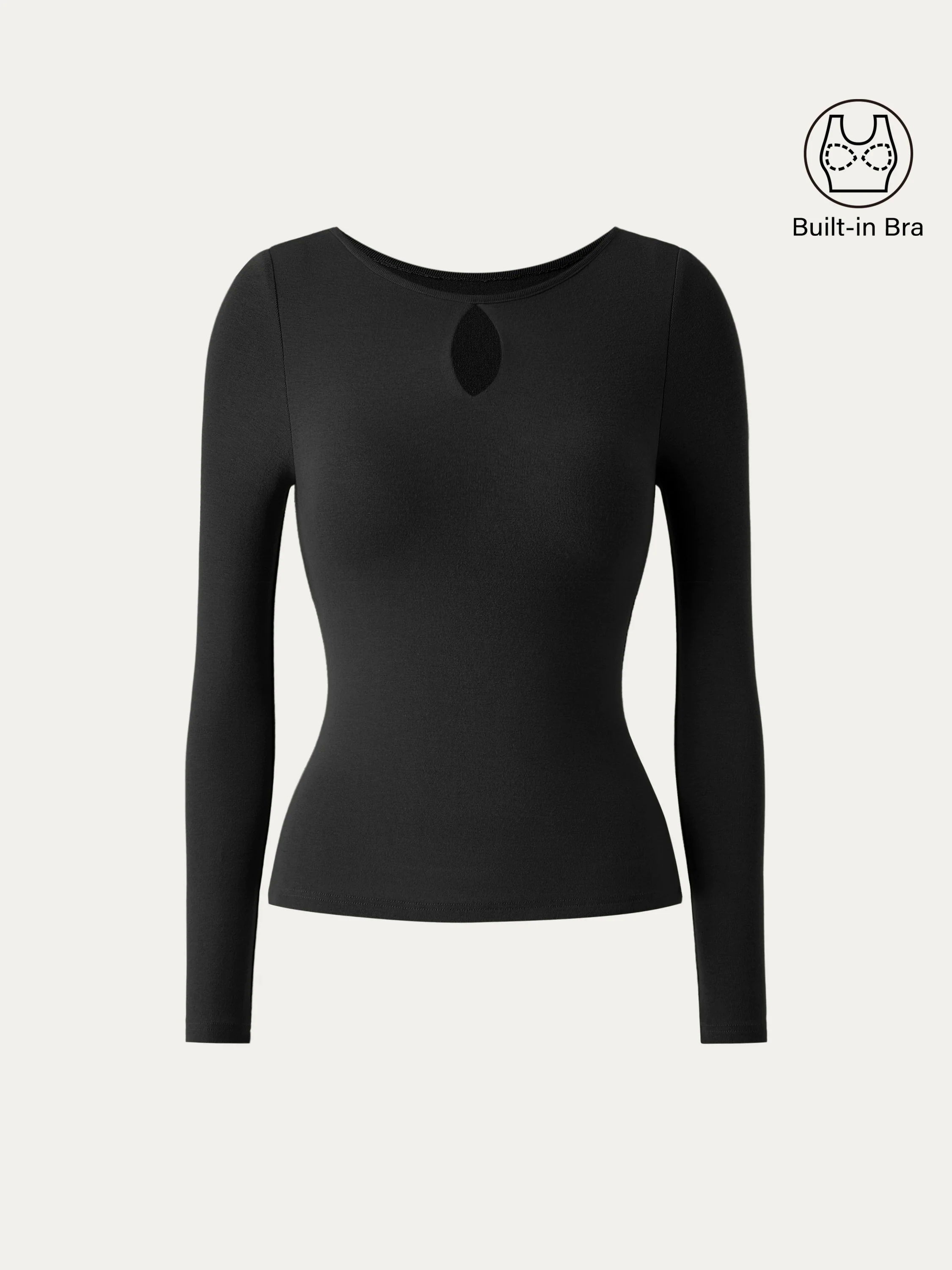 Thermal Keyhole Brami Top Thermal Keyhole Brami Top
