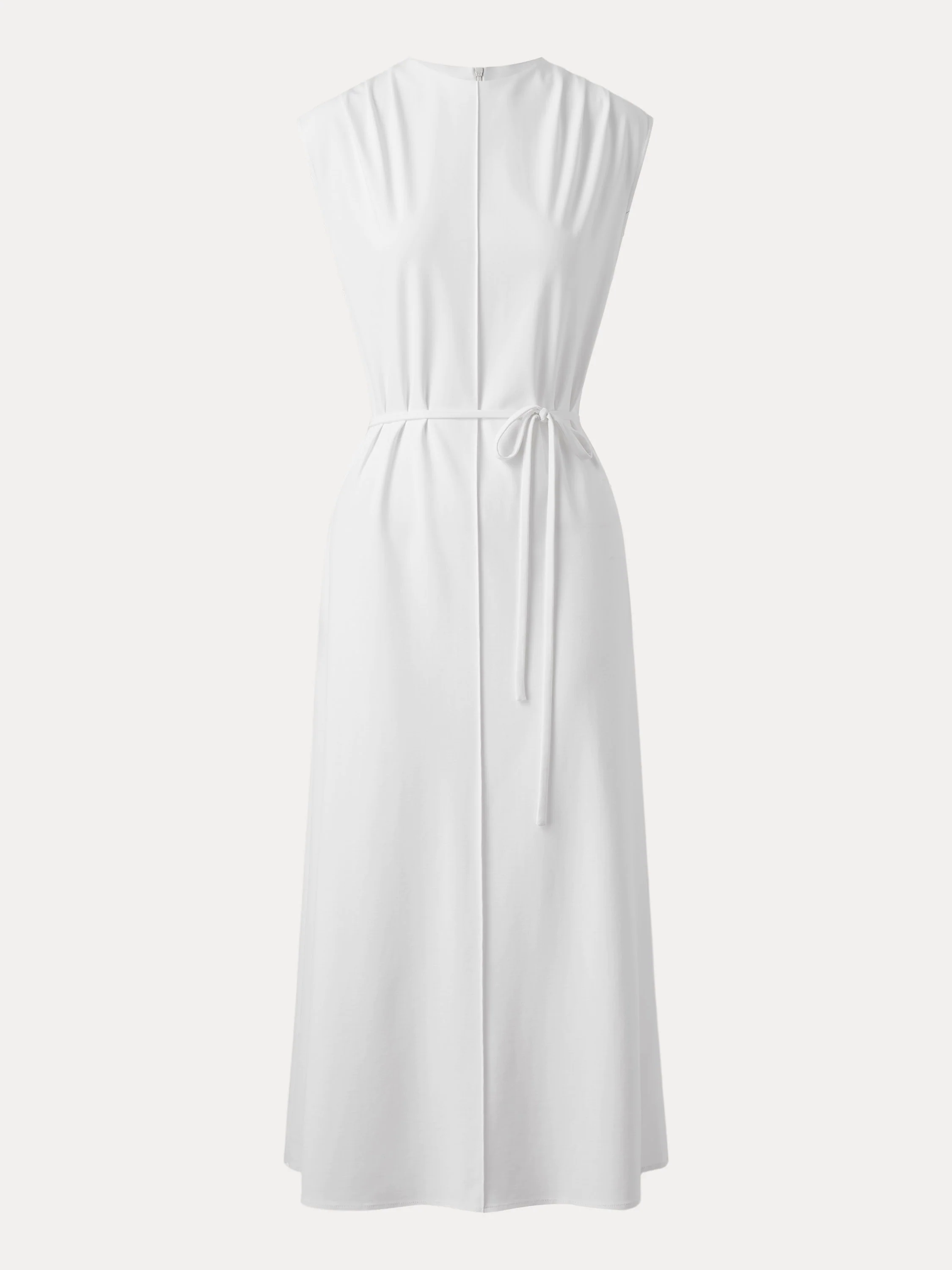 Breezy Easy Crewneck Zippered Midi Dress Breezy Easy Crewneck Zippered Midi Dress