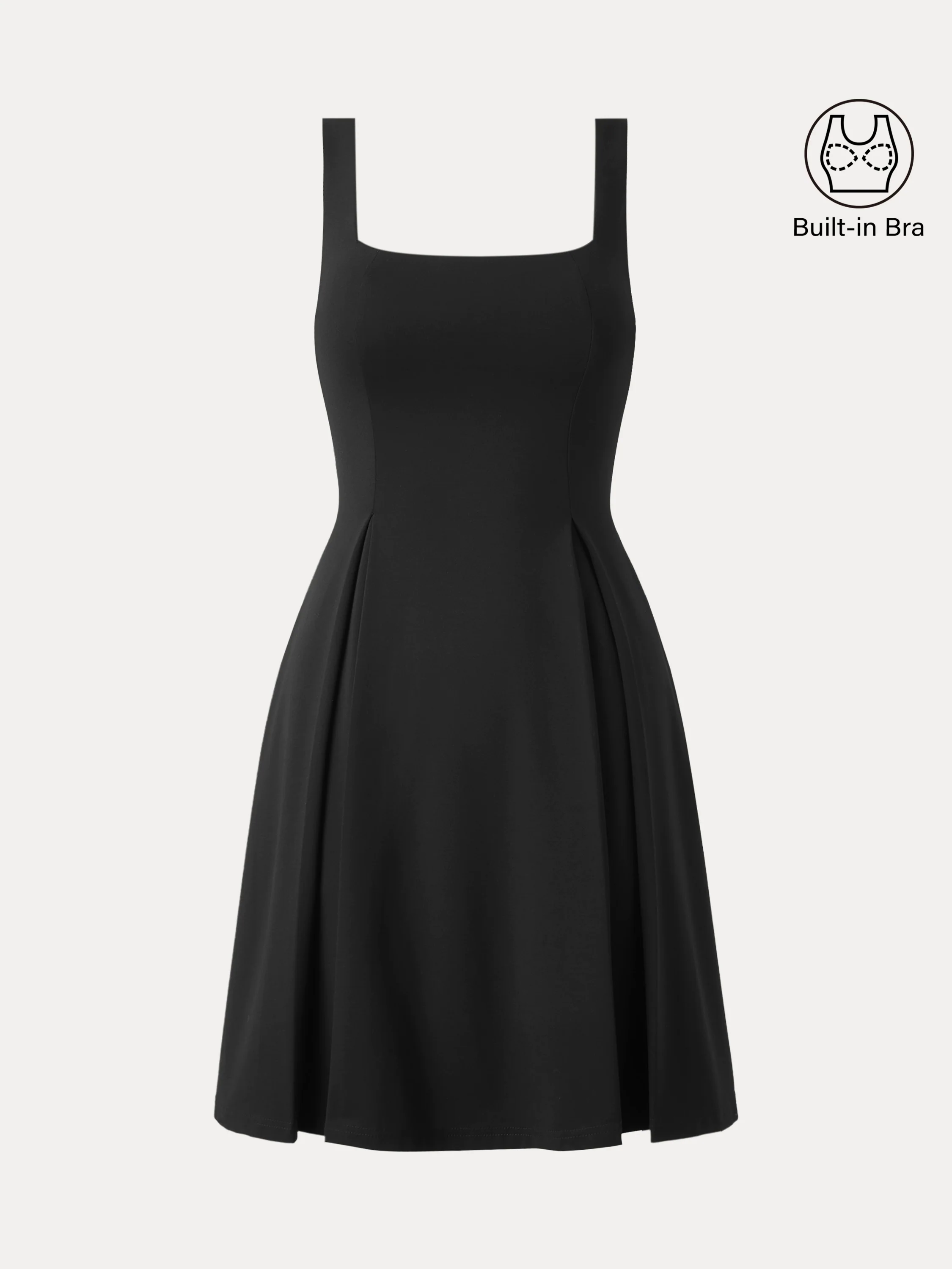 Square Neck Fit-and-flare Mini Brami Dress Square Neck Fit-and-flare Mini Brami Dress