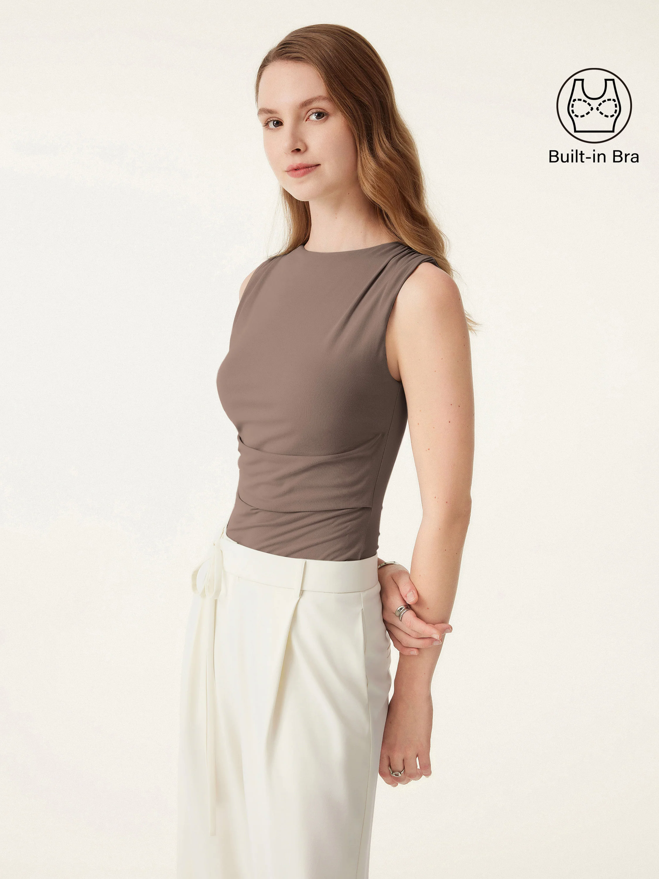 Boatneck Ruched New Airy Brami