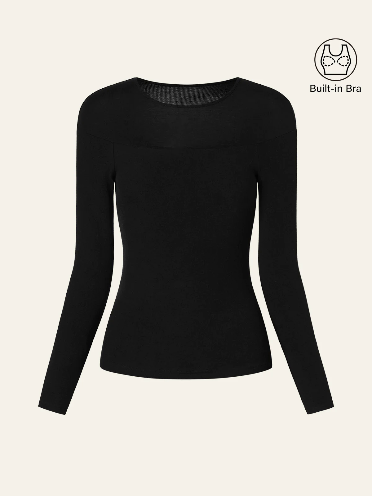 Tencel Wool Sheer Shoulder Brami Top Tencel Wool Sheer Shoulder Brami Top