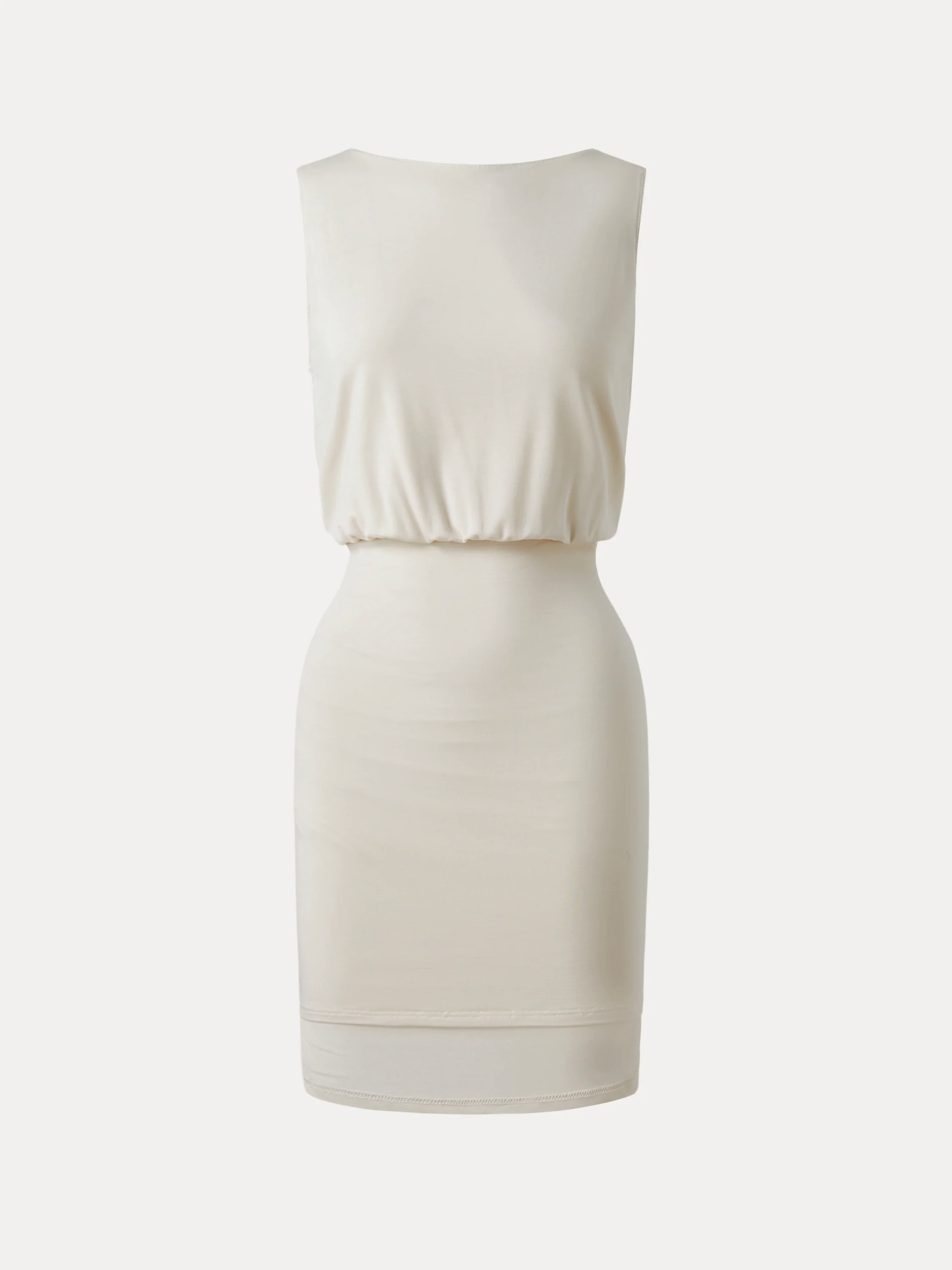 Detachable Rose Boatneck Summer Mini Dress Detachable Rose Boatneck Summer Mini Dress