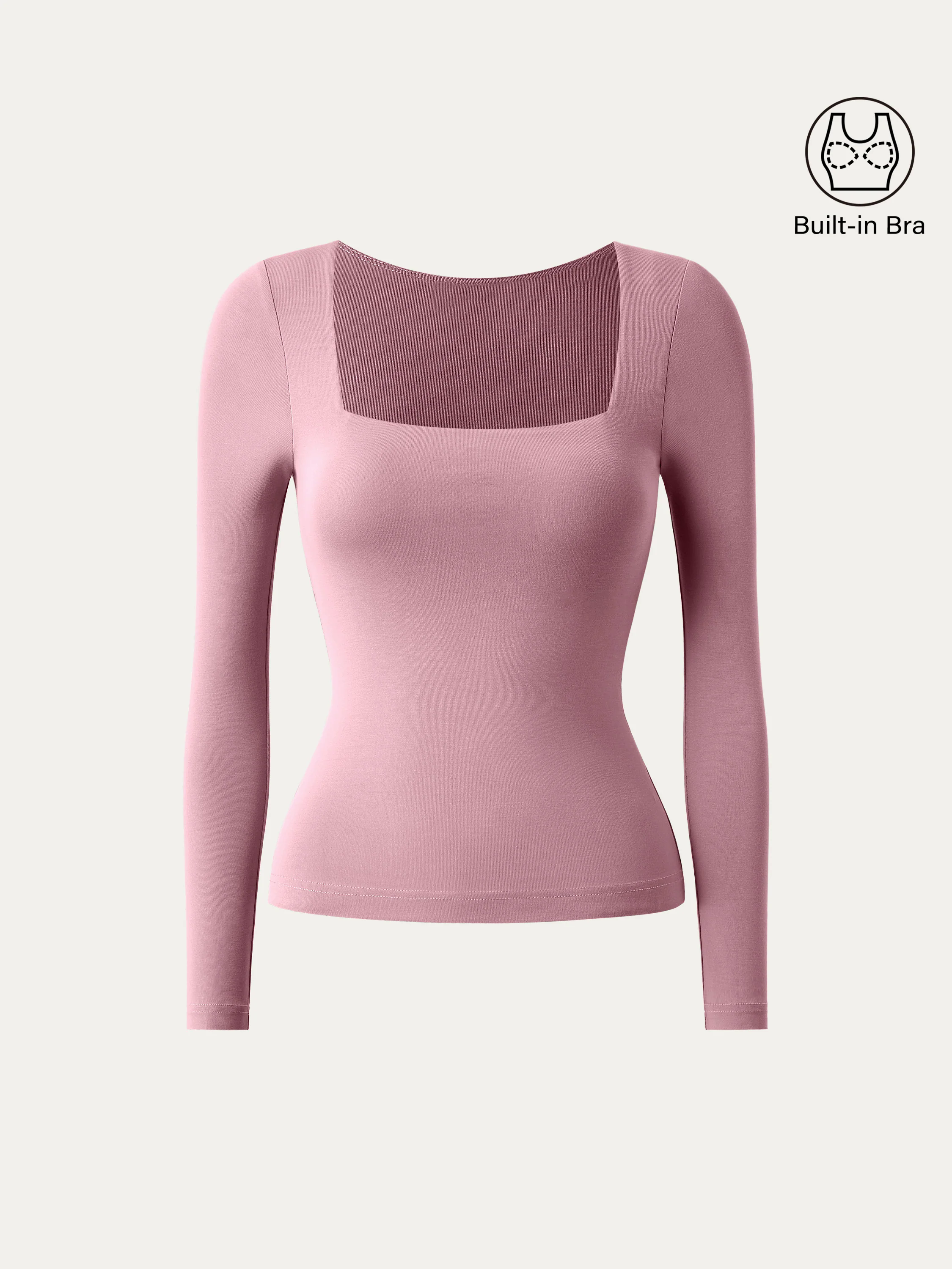 Square Neck Long Sleeve New Airy Brami Square Neck Long Sleeve New Airy Brami