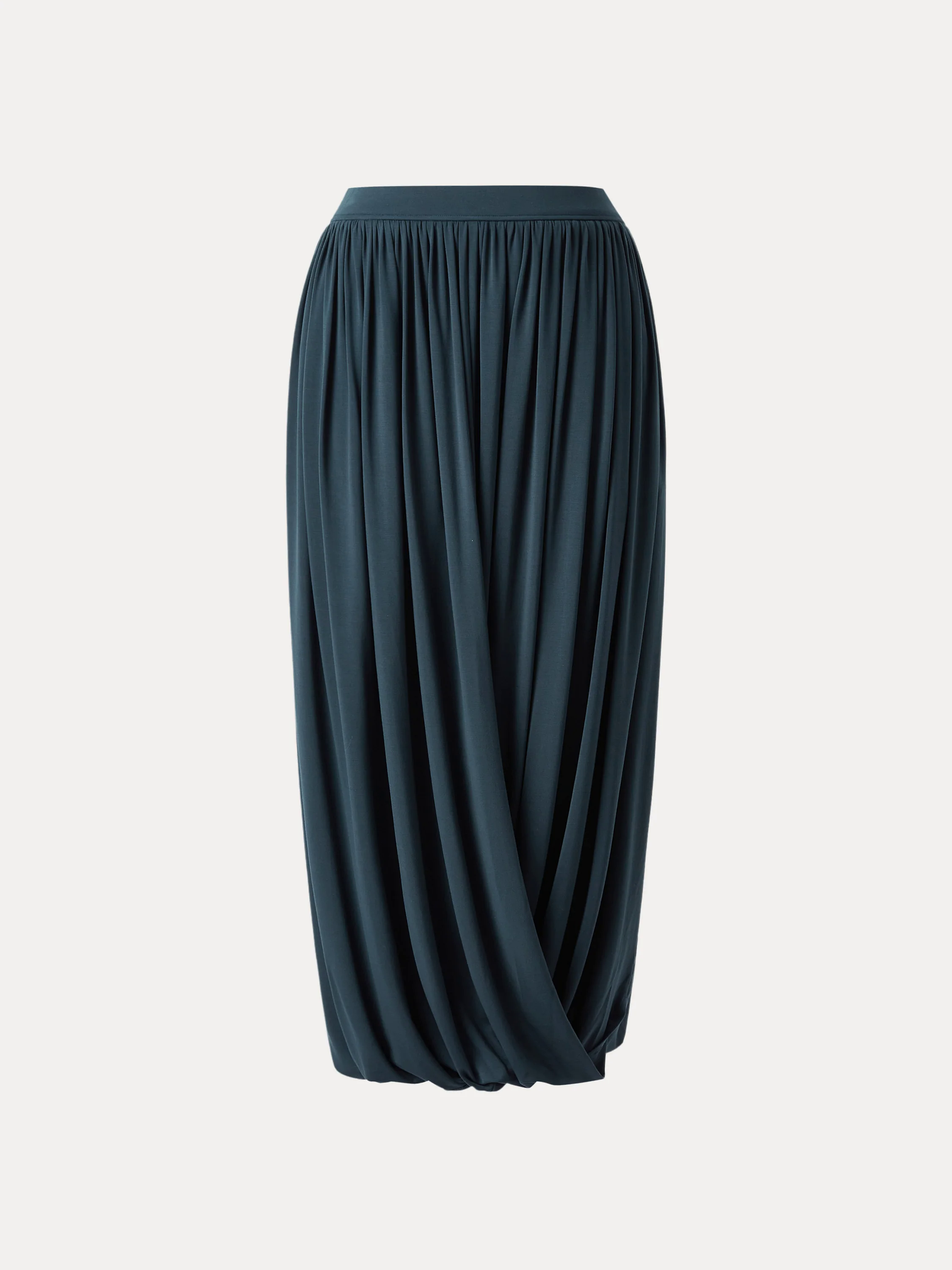 Artsy Twisted Hem Maxi Pull-on Skirt Artsy Twisted Hem Maxi Pull-on Skirt