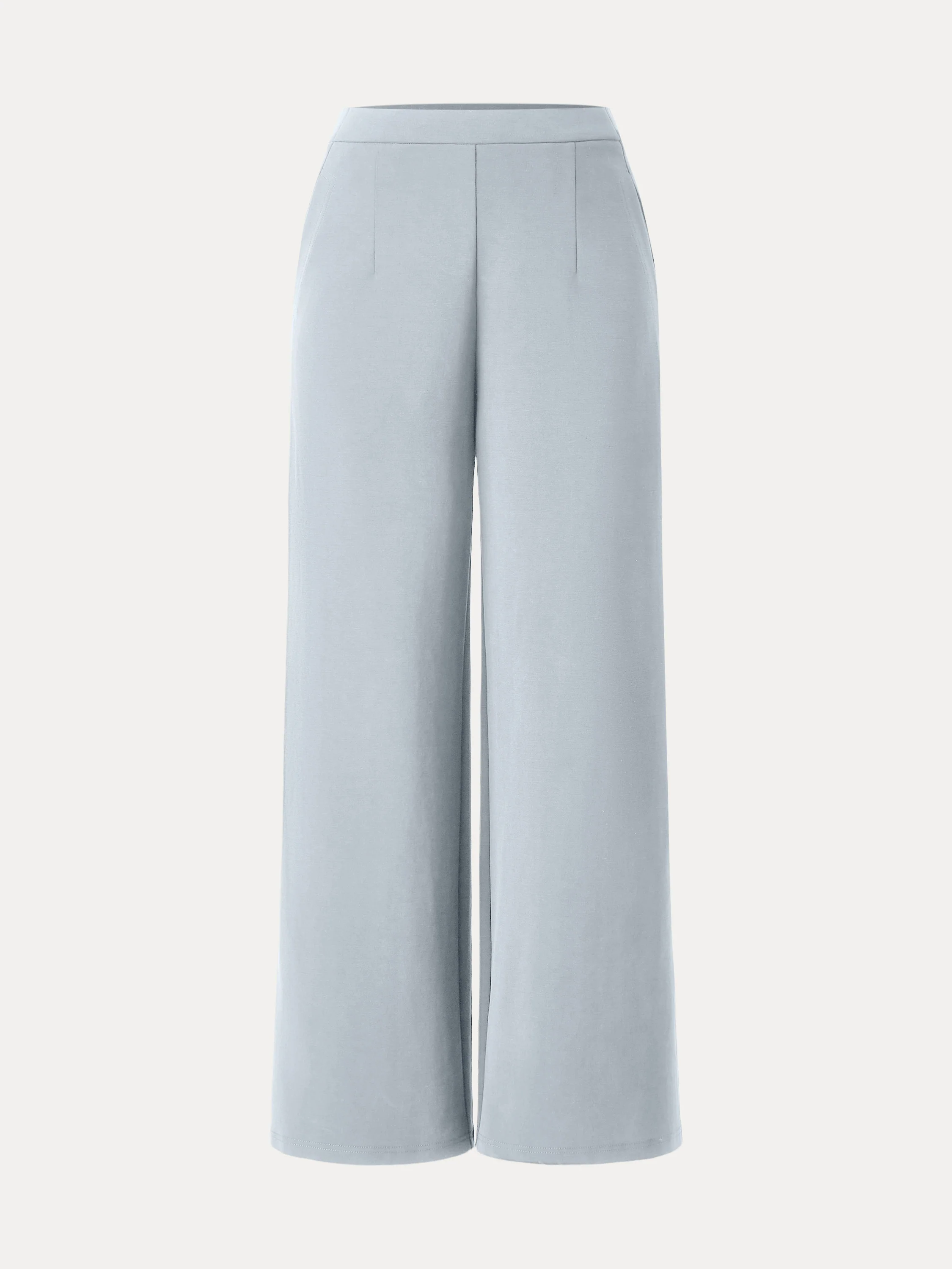 Mid Rise Pull-on Wide Leg Easy Pant with Pockets