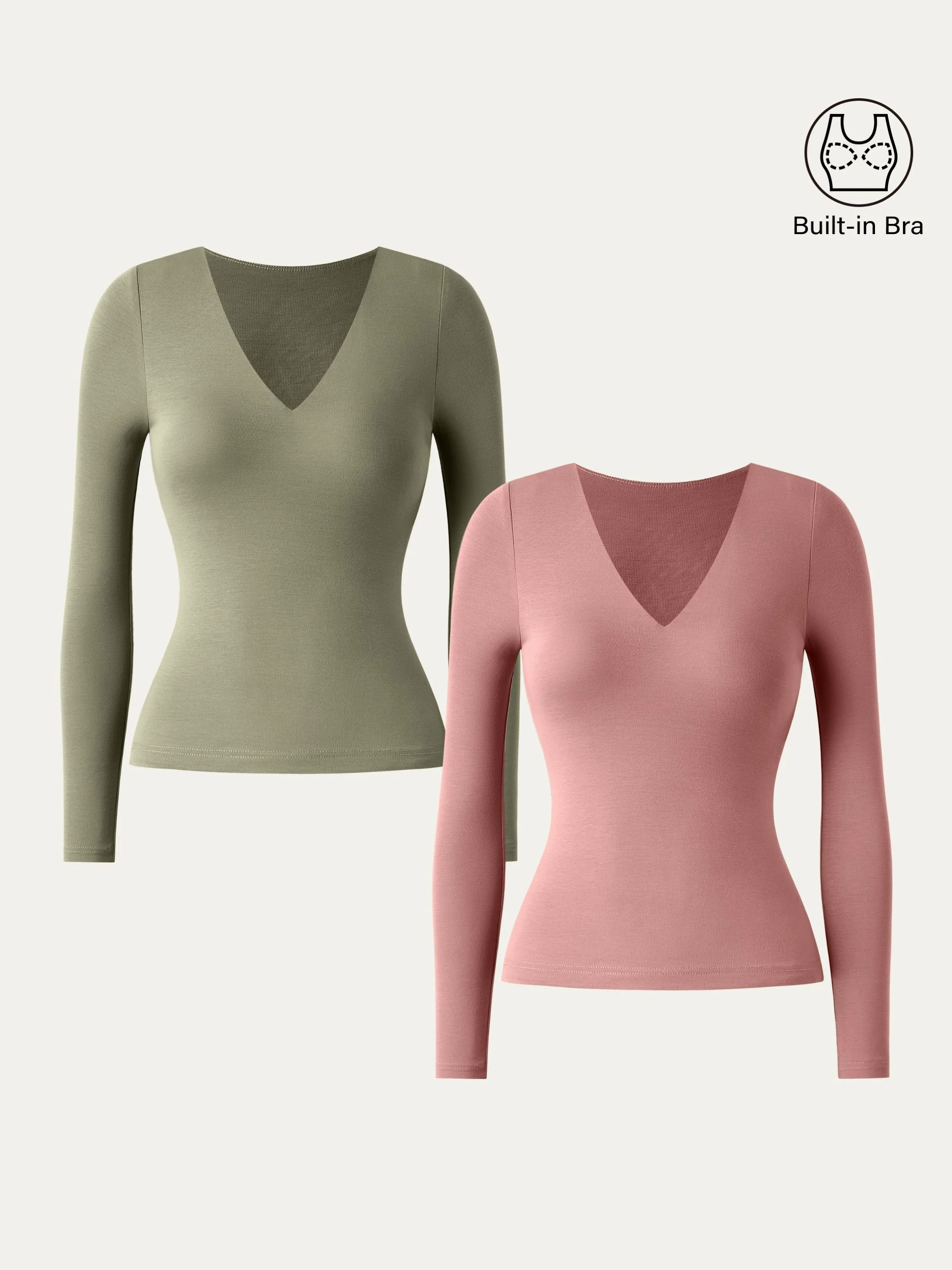 V-neck Long Sleeve New Airy Brami V-neck Long Sleeve New Airy Brami