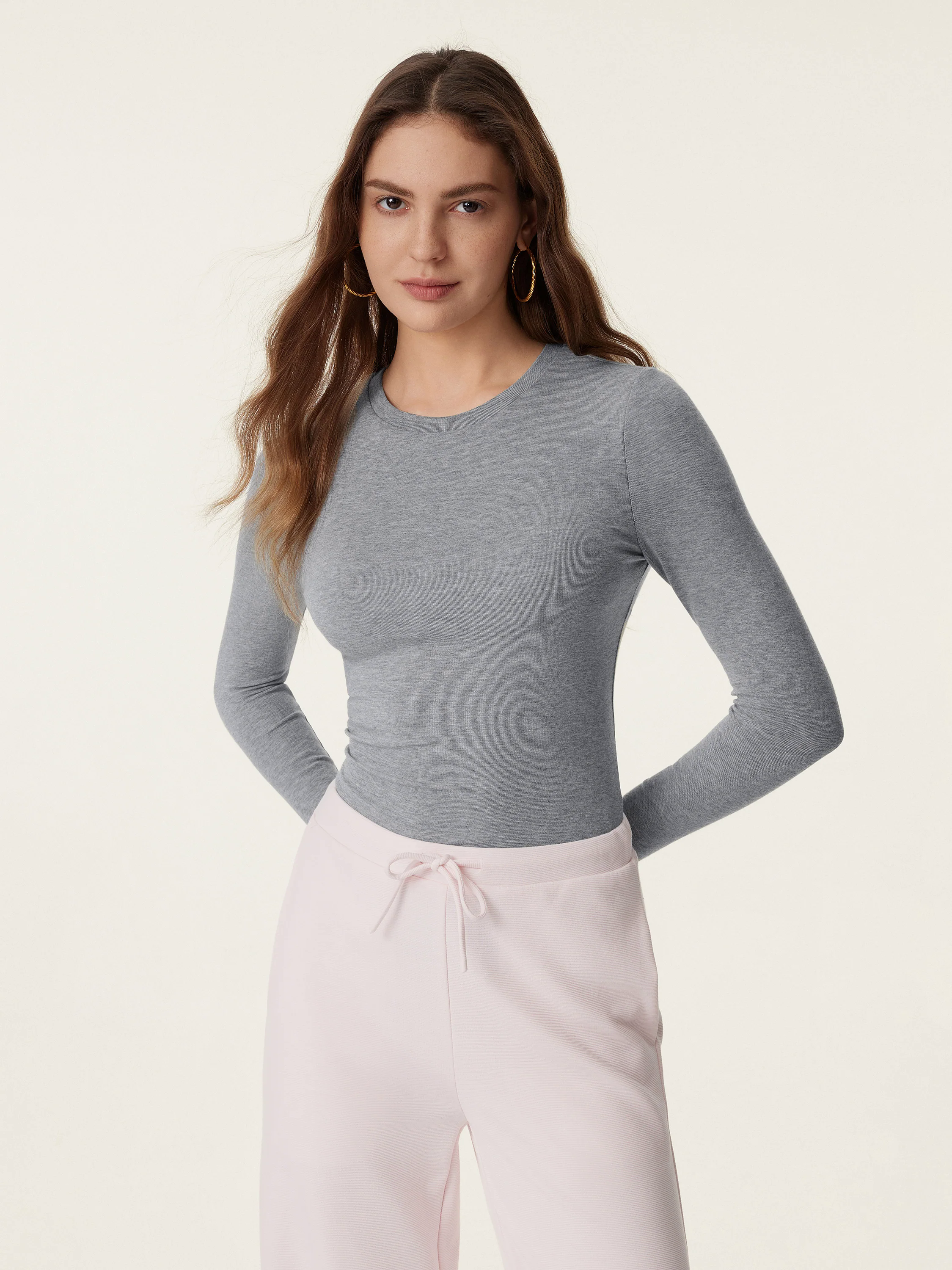 Crewneck Long Sleeve New Airy Brami Crewneck Long Sleeve New Airy Brami