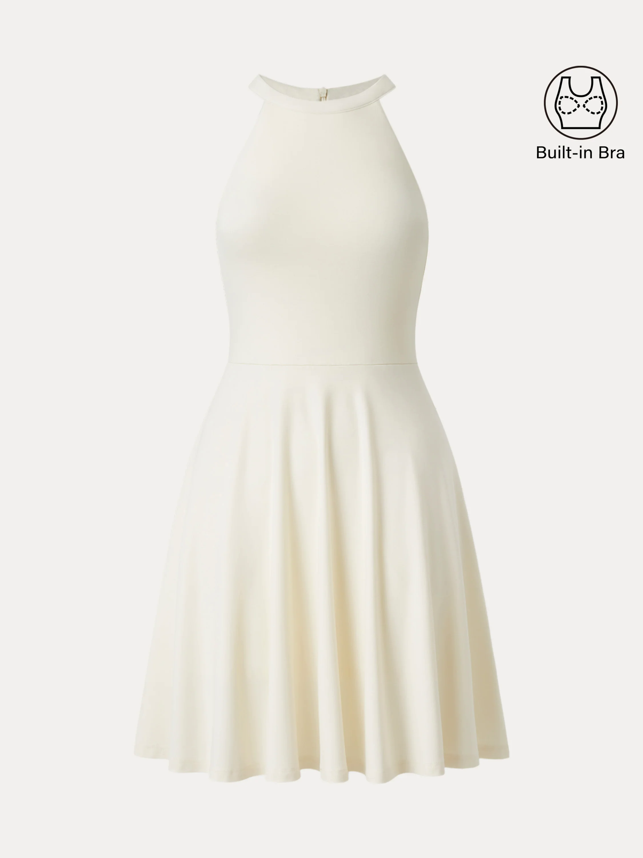 Cooling Crewneck A-line Mini Brami Dress