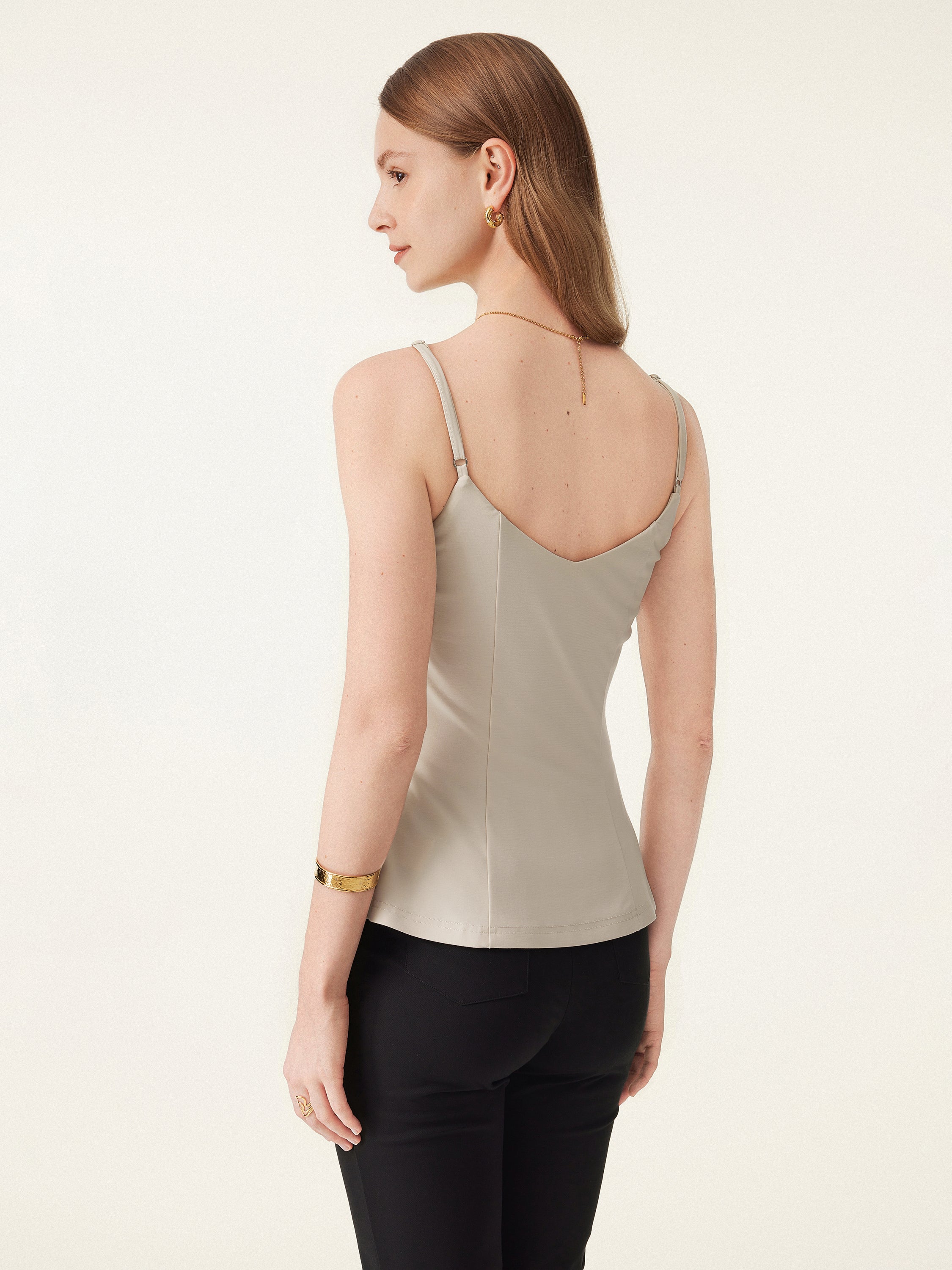 Cooling Scoop Neck Spaghetti Brami