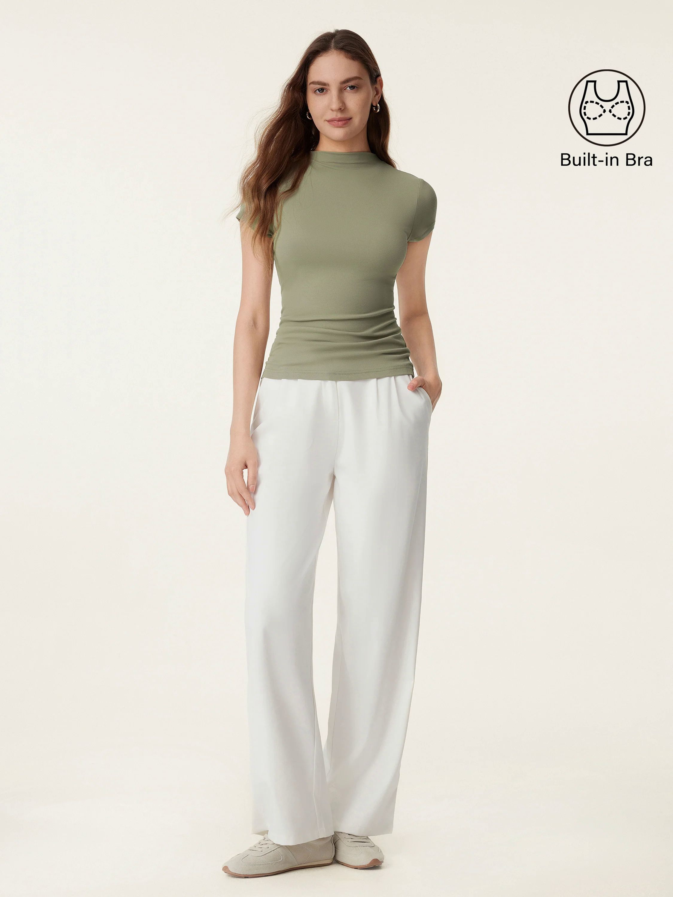 Mockneck Short Sleeve New Airy Brami Mockneck Short Sleeve New Airy Brami